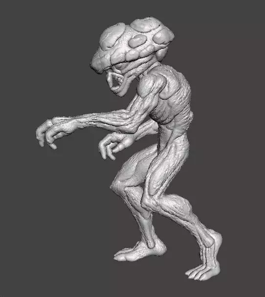 TOP HEAVY MODEL FIGURE FOR HORROR AND FANTASY GAMES RPG DND 3D print model_7