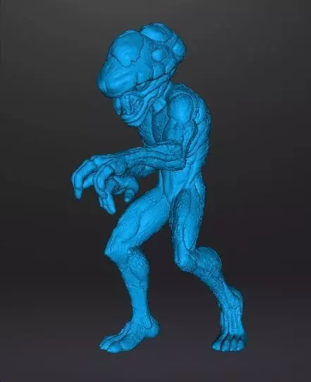 TOP HEAVY MODEL FIGURE FOR HORROR AND FANTASY GAMES RPG DND 3D print model_10