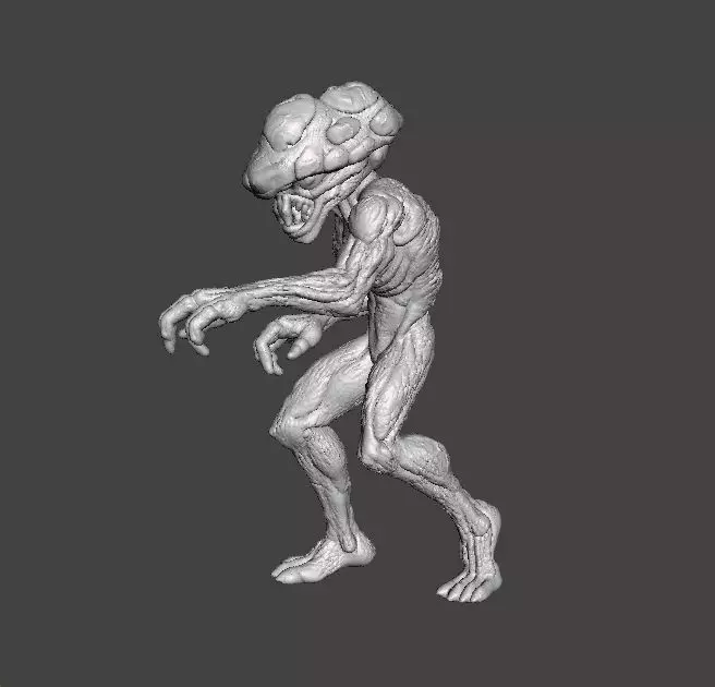 TOP HEAVY MODEL FIGURE FOR HORROR AND FANTASY GAMES RPG DND 3D print model_0