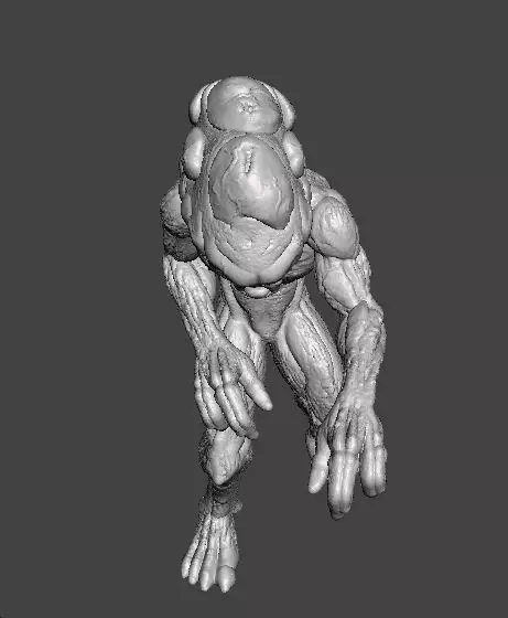 TOP HEAVY MODEL FIGURE FOR HORROR AND FANTASY GAMES RPG DND 3D print model_8