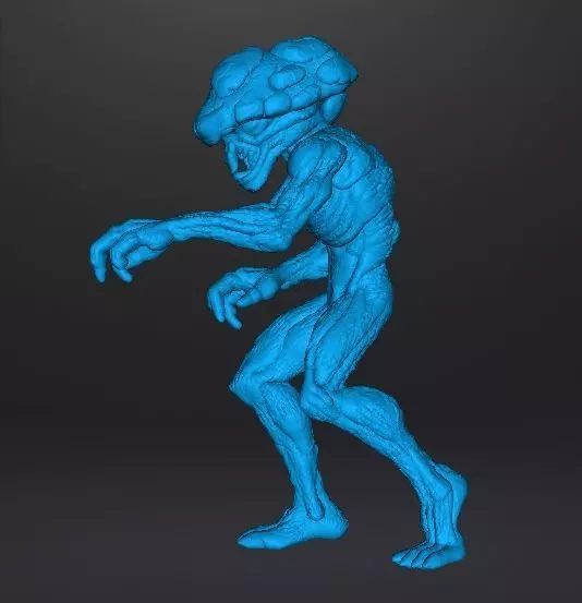 TOP HEAVY MODEL FIGURE FOR HORROR AND FANTASY GAMES RPG DND 3D print model_9