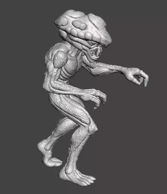 TOP HEAVY MODEL FIGURE FOR HORROR AND FANTASY GAMES RPG DND 3D print model_5