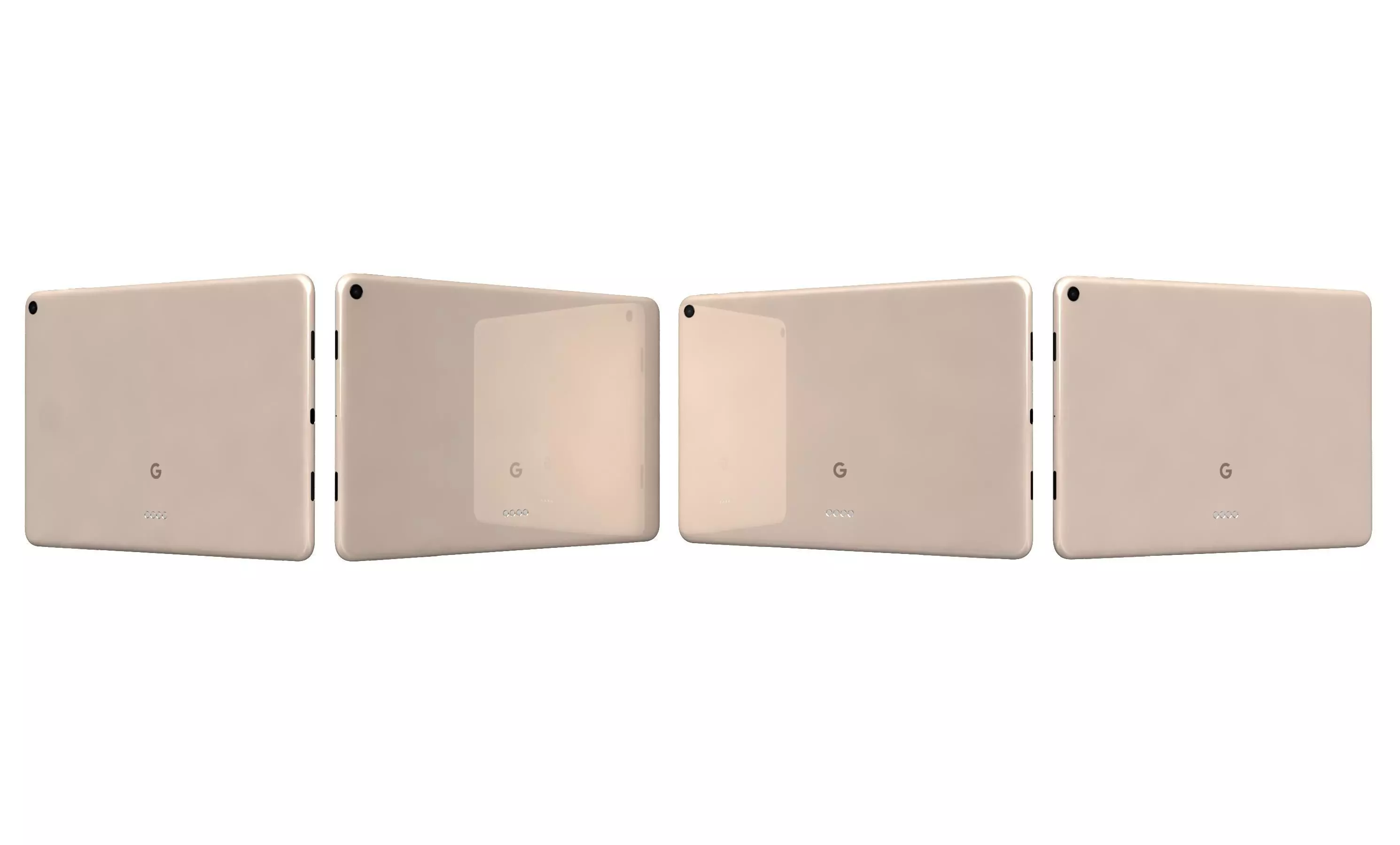 Google Pixel Tablet All Colors High Poly  3D model_9