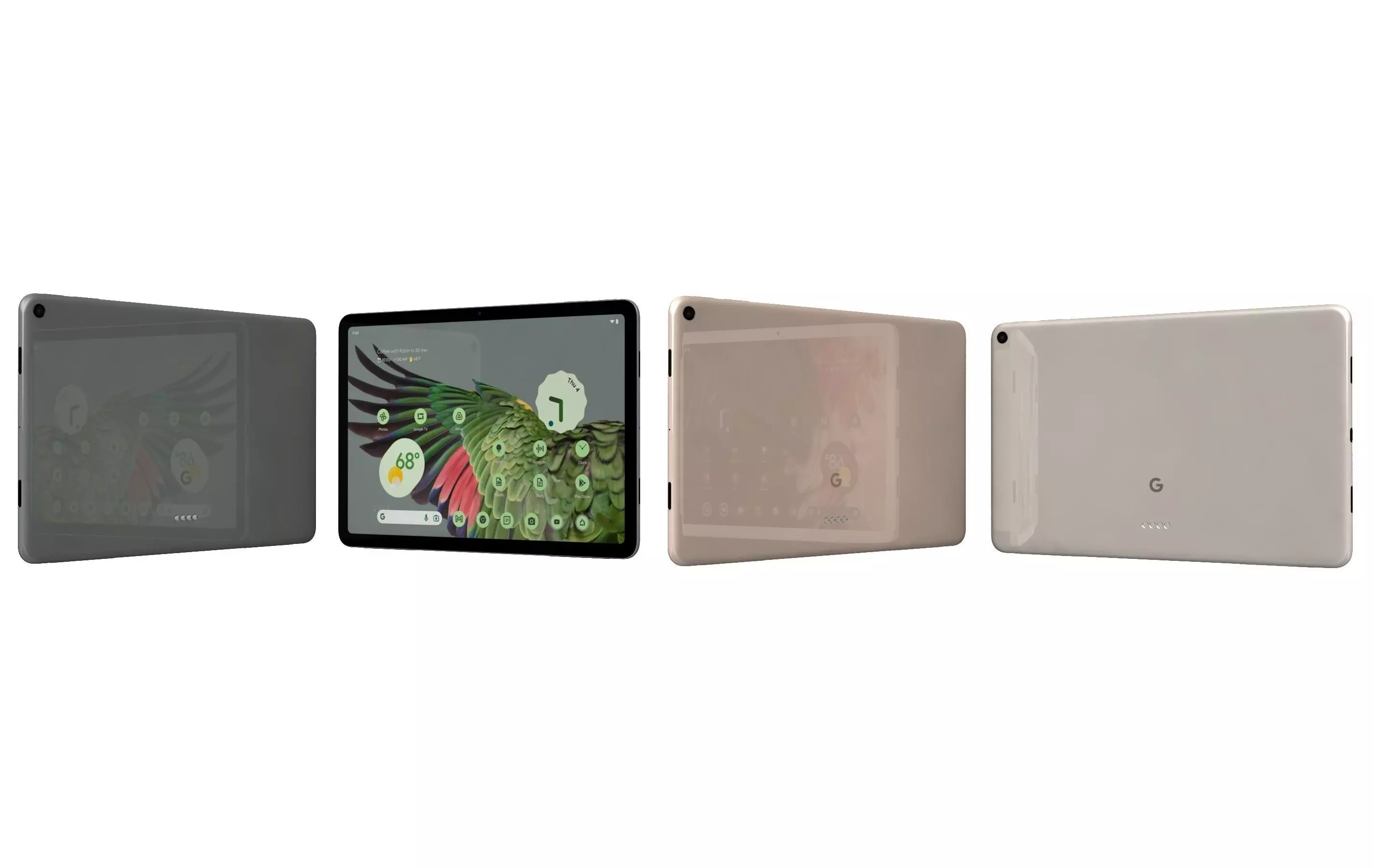 Google Pixel Tablet All Colors High Poly  3D model_2