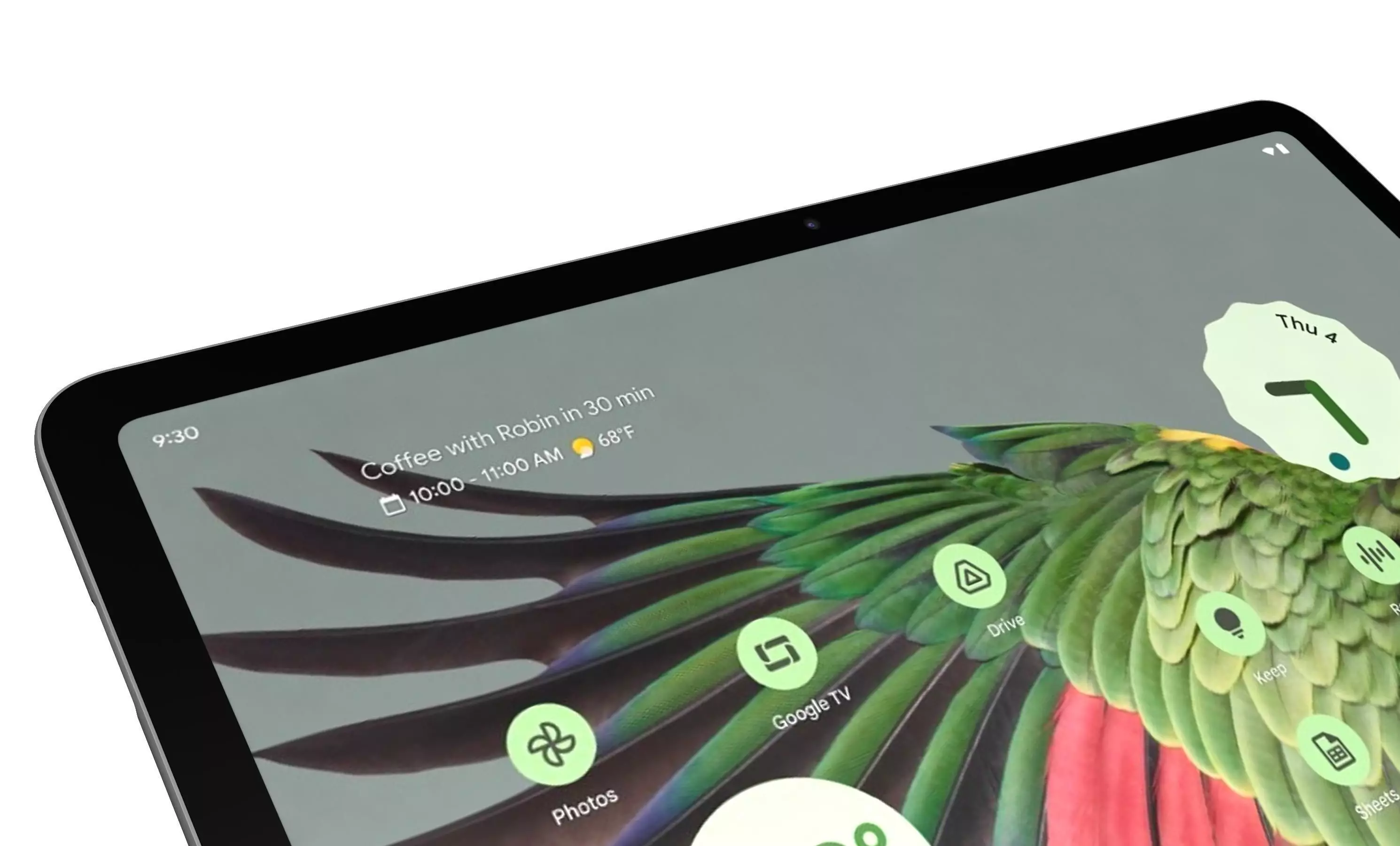 Google Pixel Tablet Gray High Poly  3D model_8