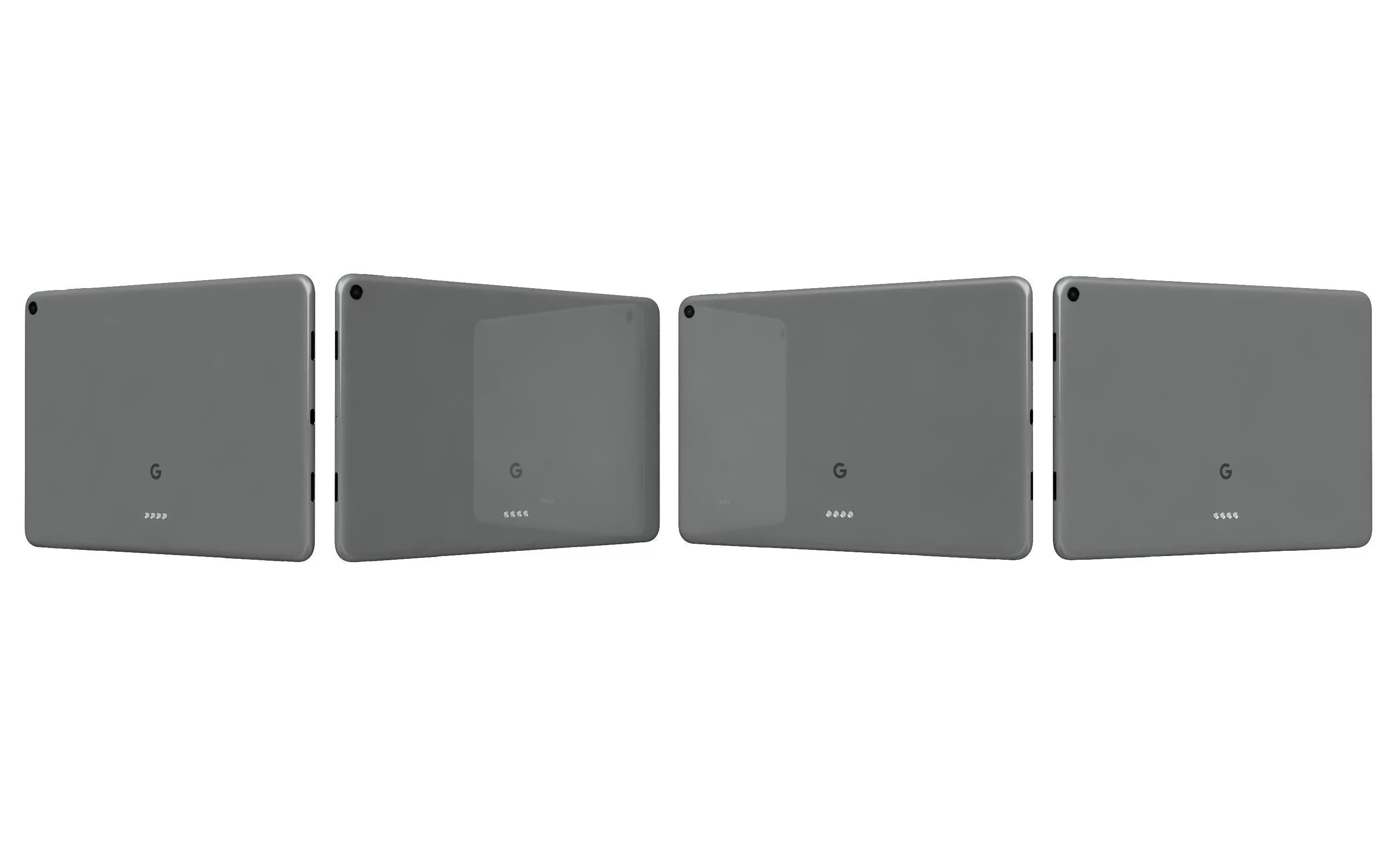 Google Pixel Tablet Gray High Poly  3D model_27