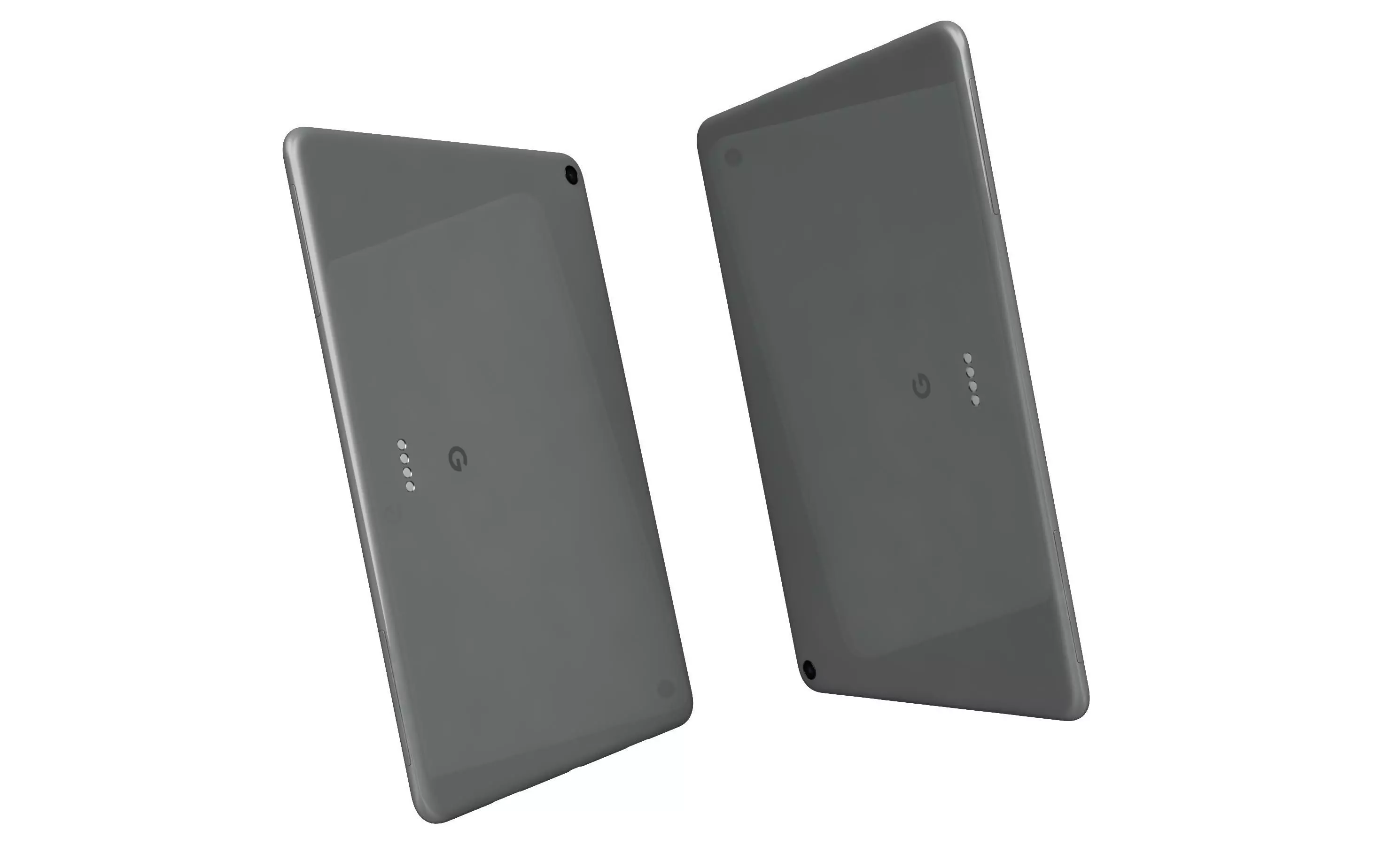 Google Pixel Tablet Gray High Poly  3D model_4