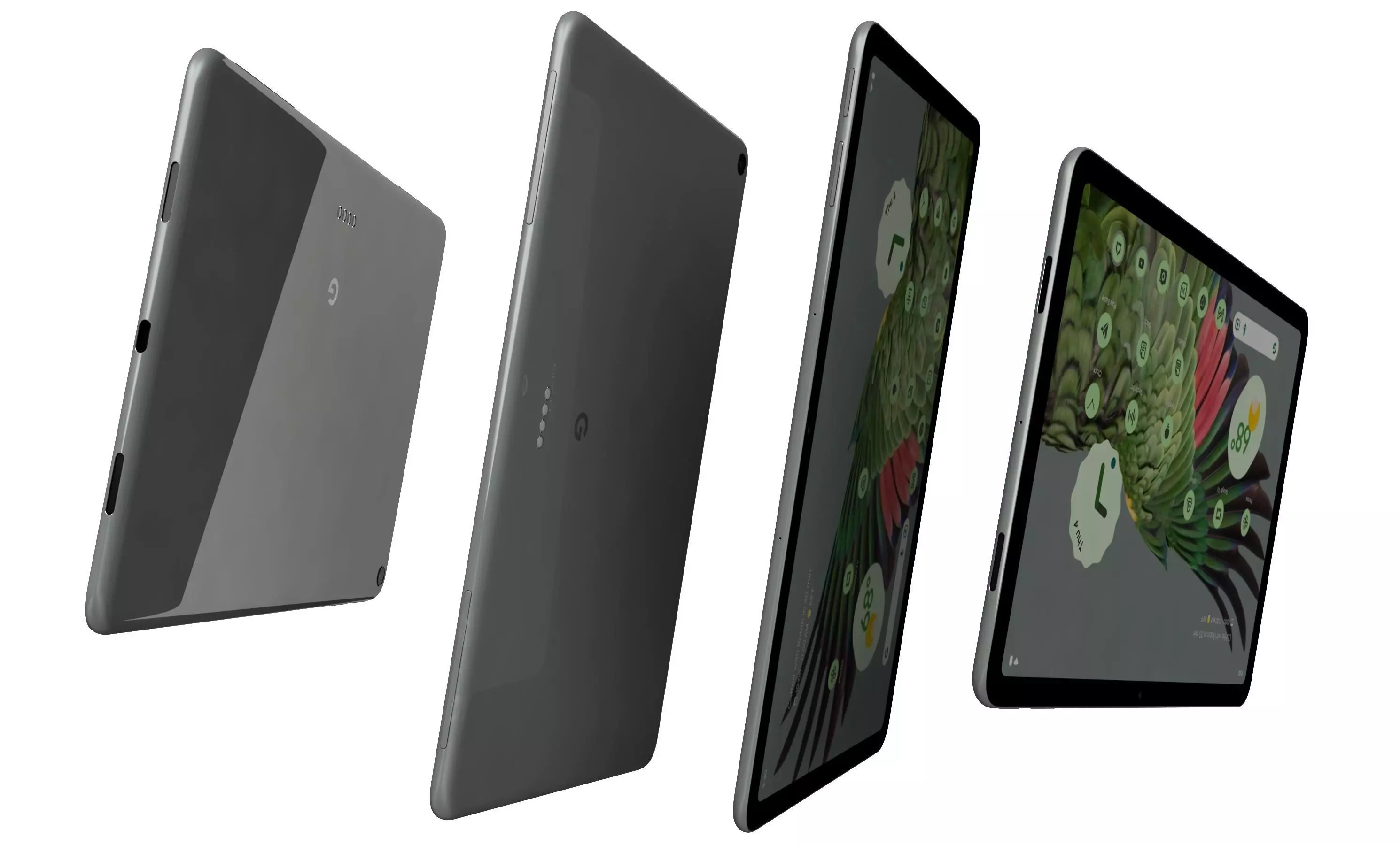 Google Pixel Tablet Gray High Poly  3D model_5