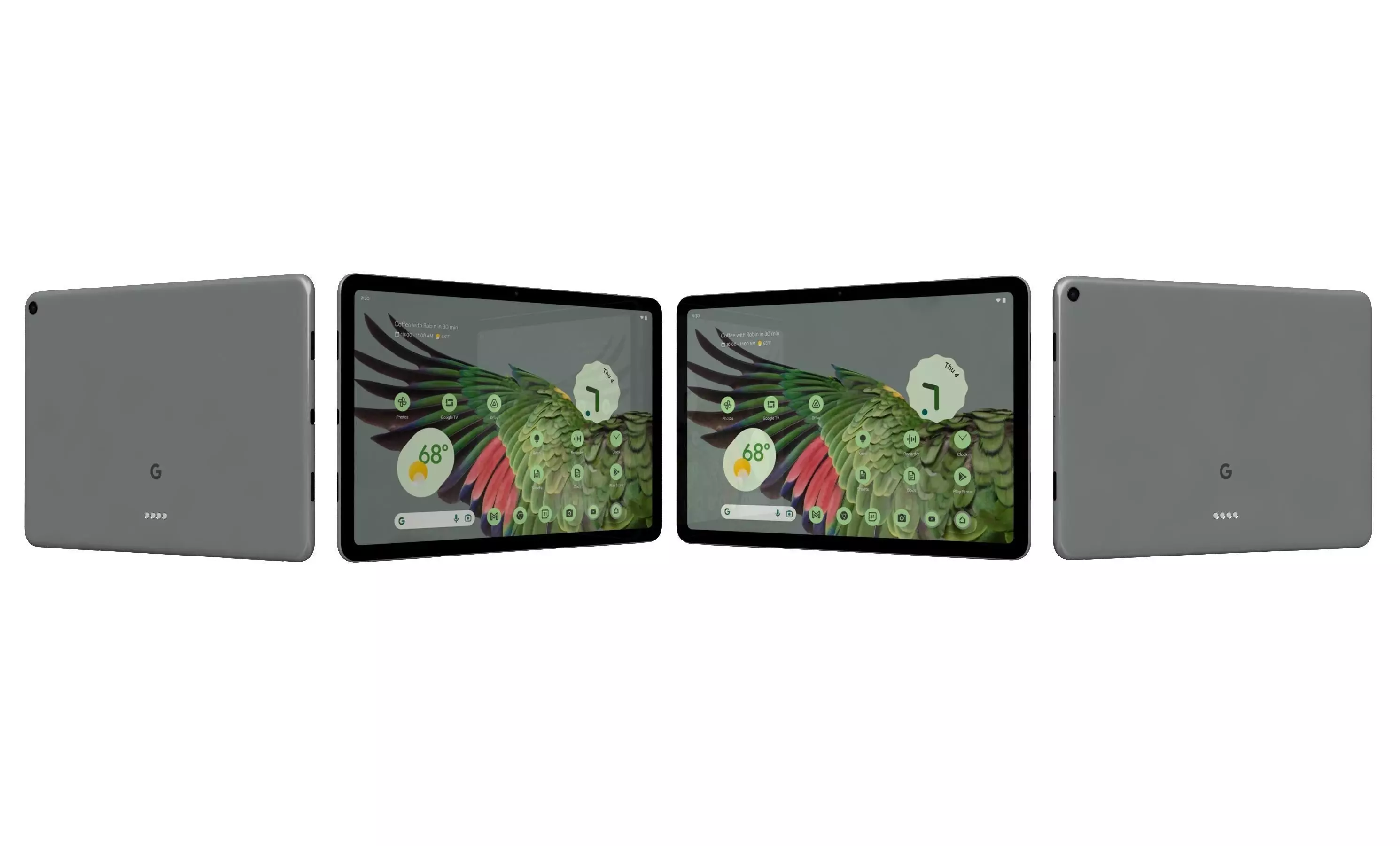 Google Pixel Tablet Gray High Poly  3D model_28