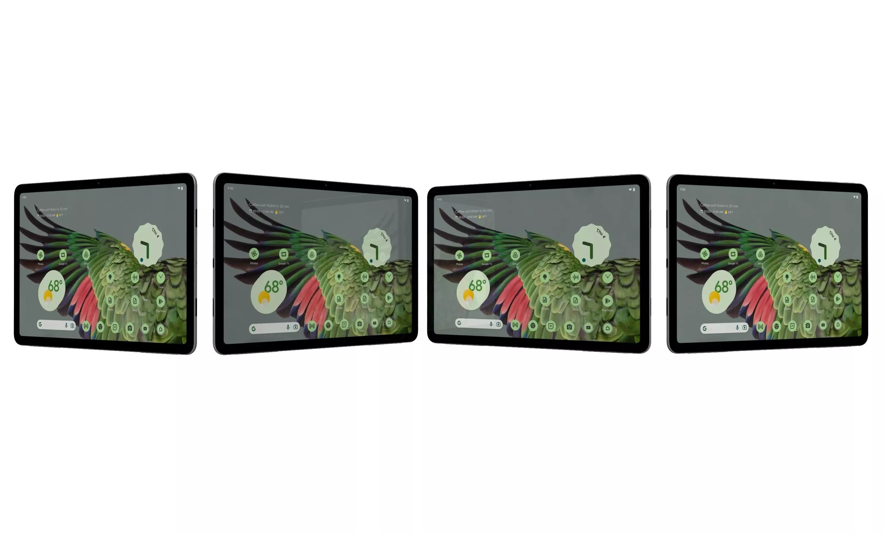 Google Pixel Tablet Gray High Poly  3D model_26