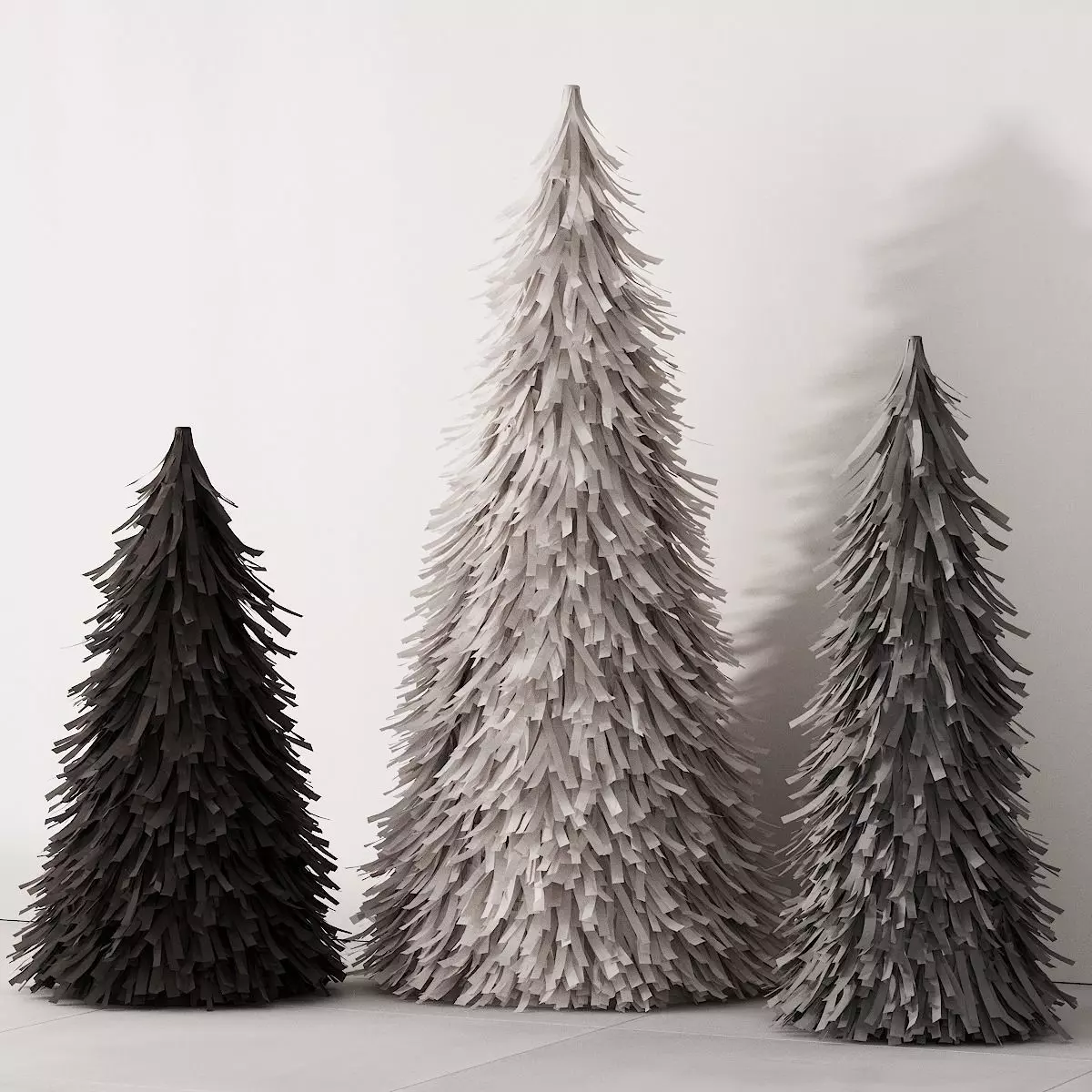 238 happy new year 02 modern christmas trees 02 3D model 3D model_5