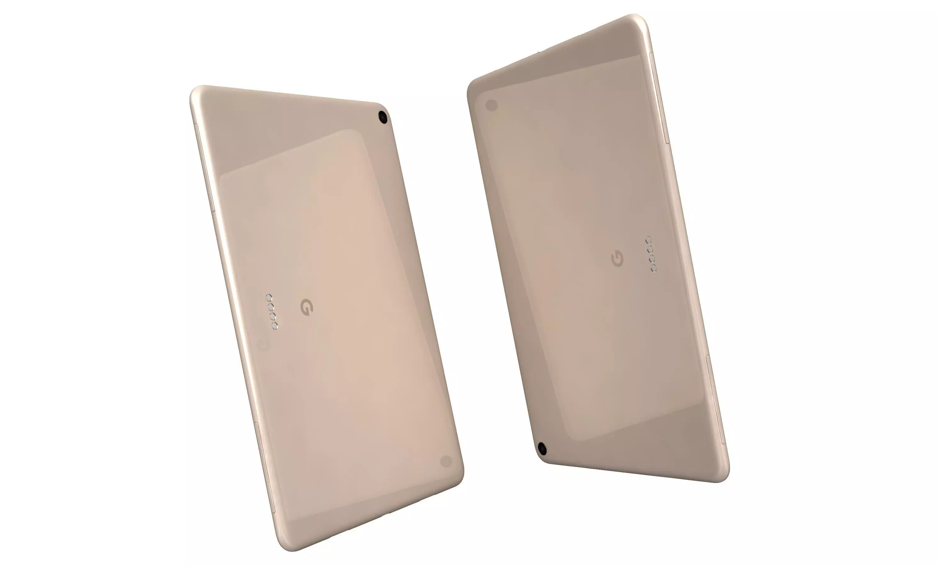 Google Pixel Tablet Pink High Poly  3D model_4