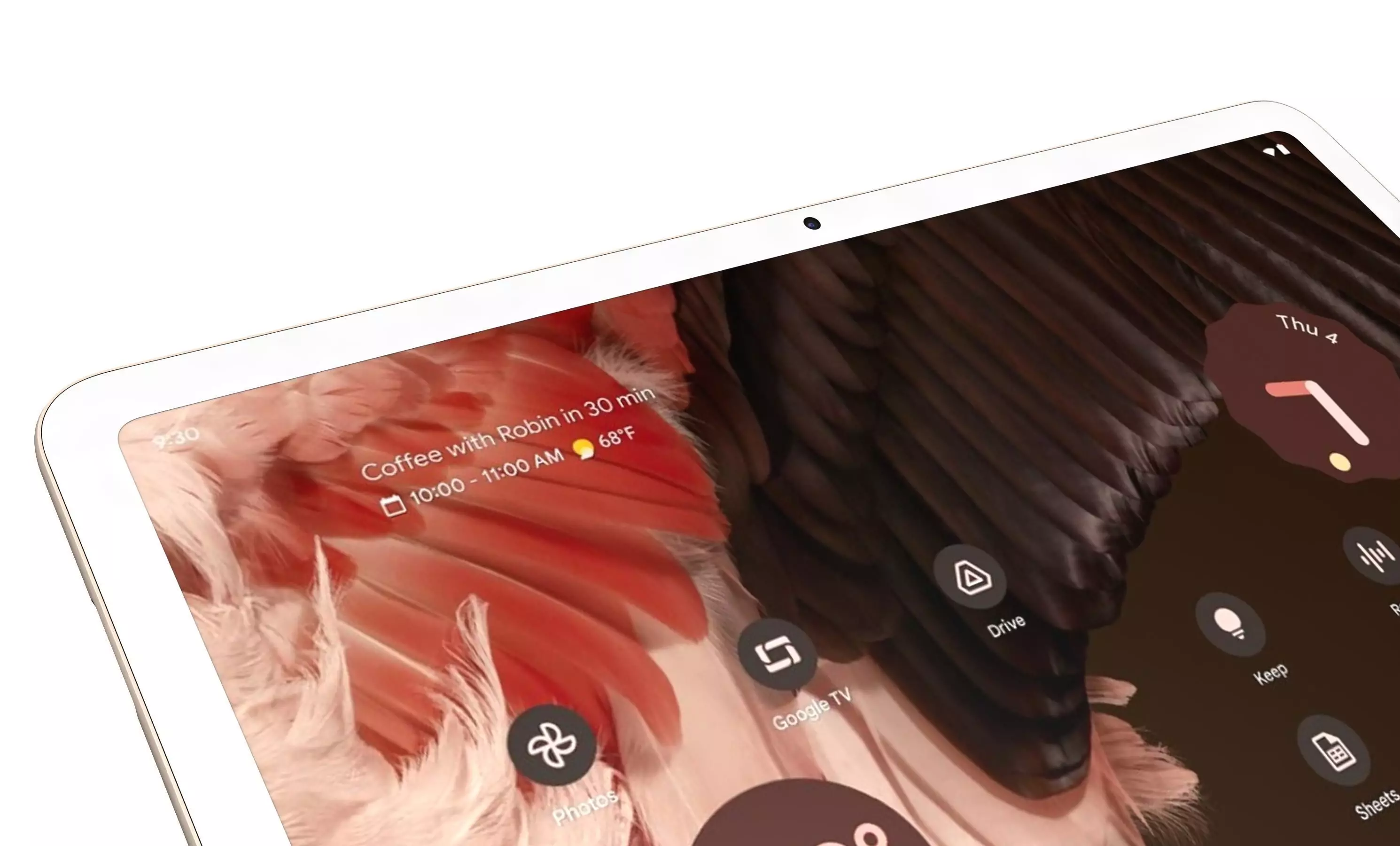 Google Pixel Tablet Pink High Poly  3D model_8