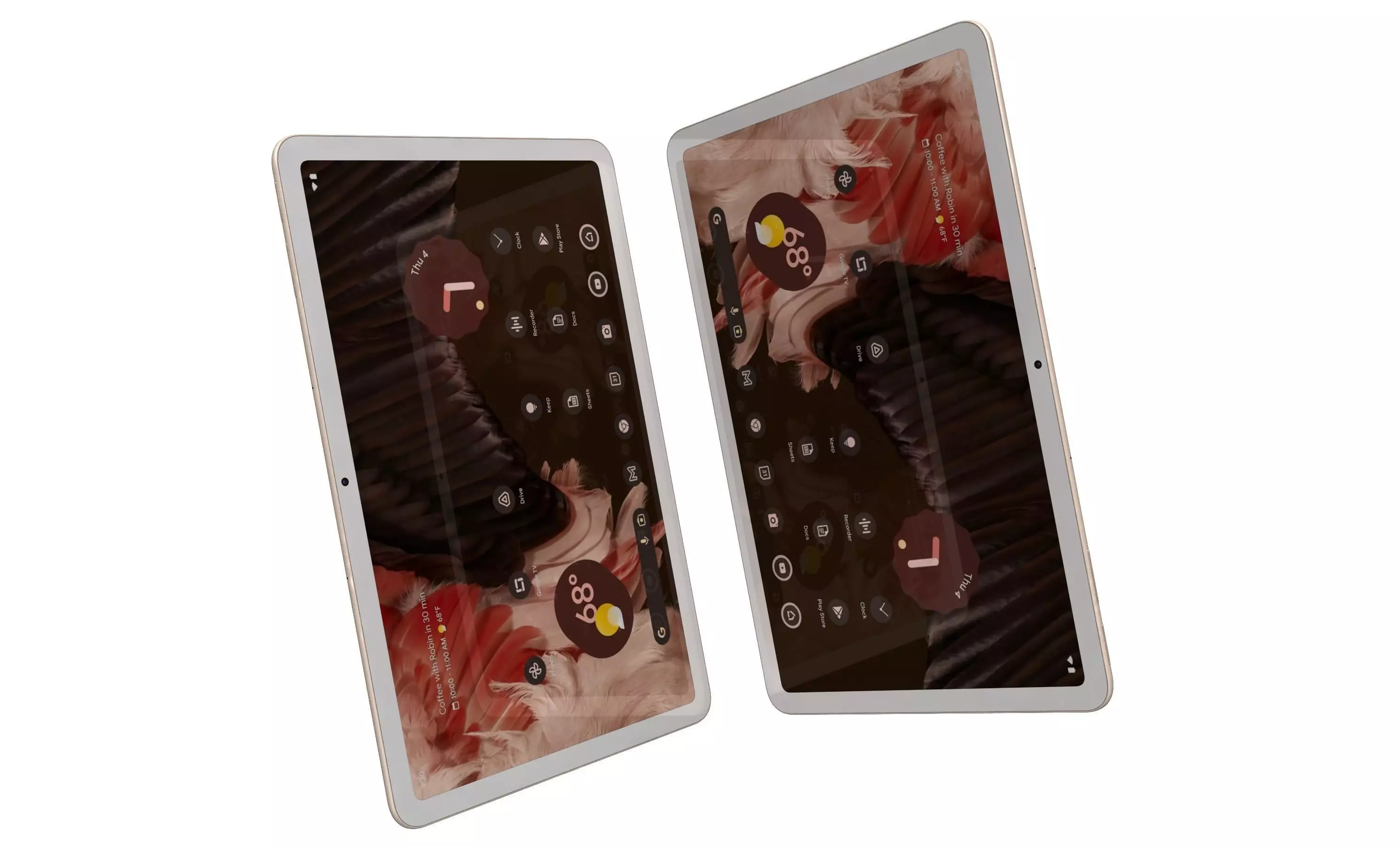 Google Pixel Tablet Pink High Poly  3D model_3