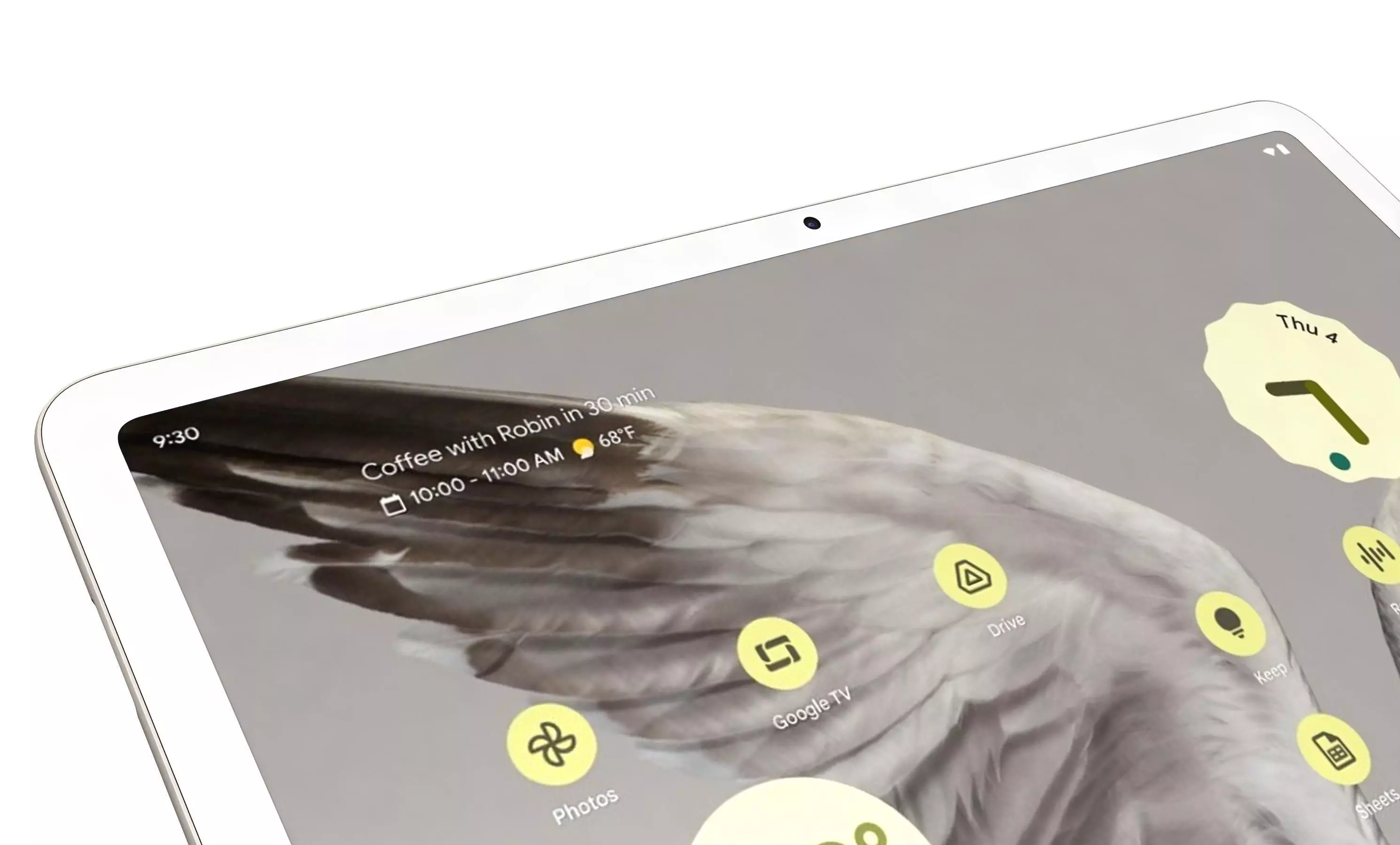 Google Pixel Tablet White High Poly  3D model_10