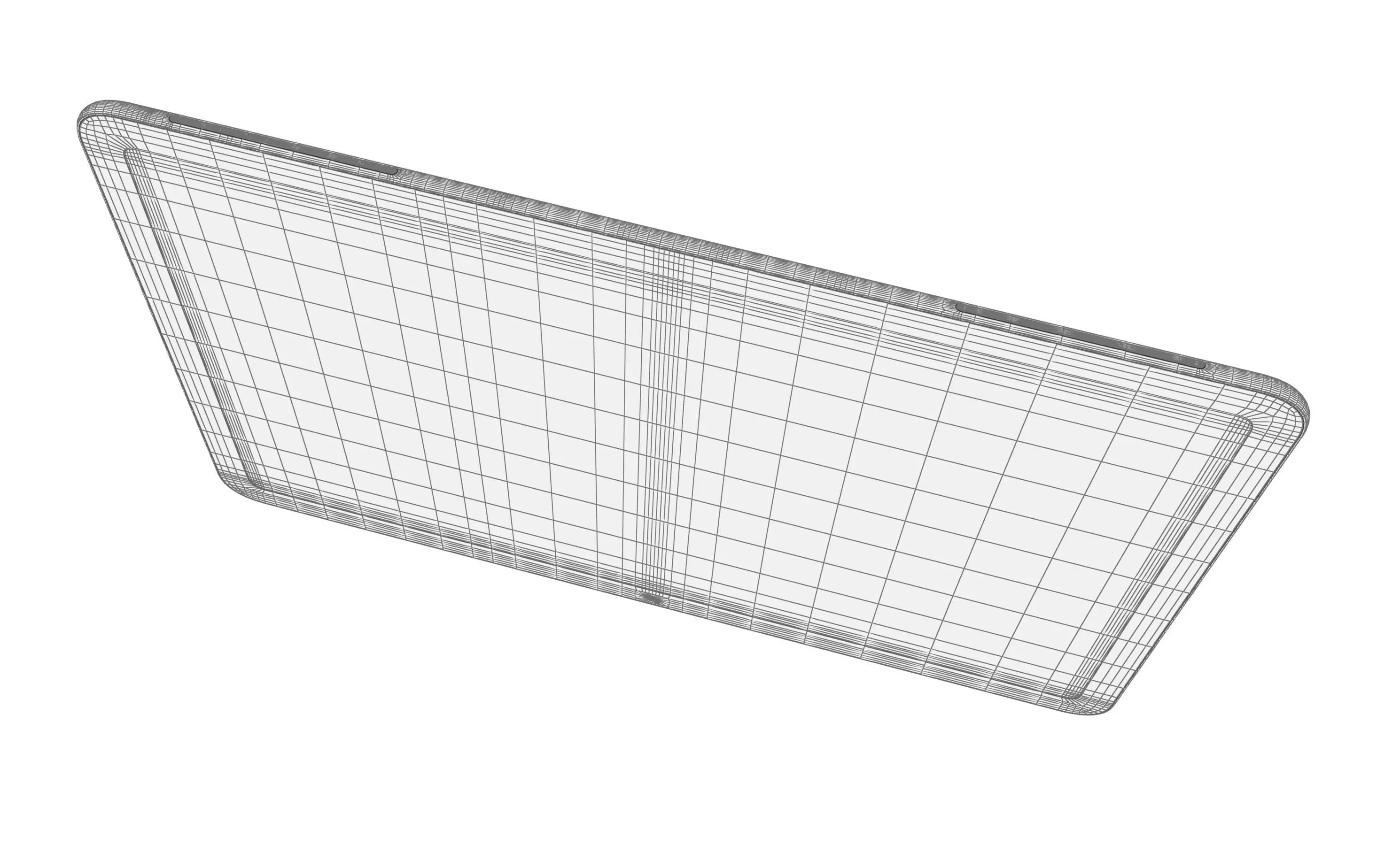 Google Pixel Tablet White High Poly  3D model_29