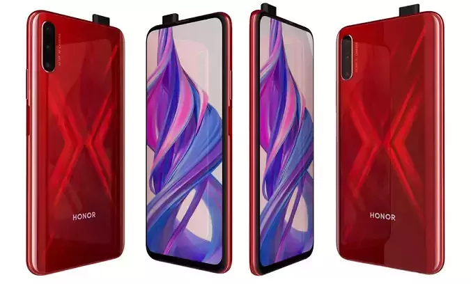 Honor 9X Charm Red High Poly 