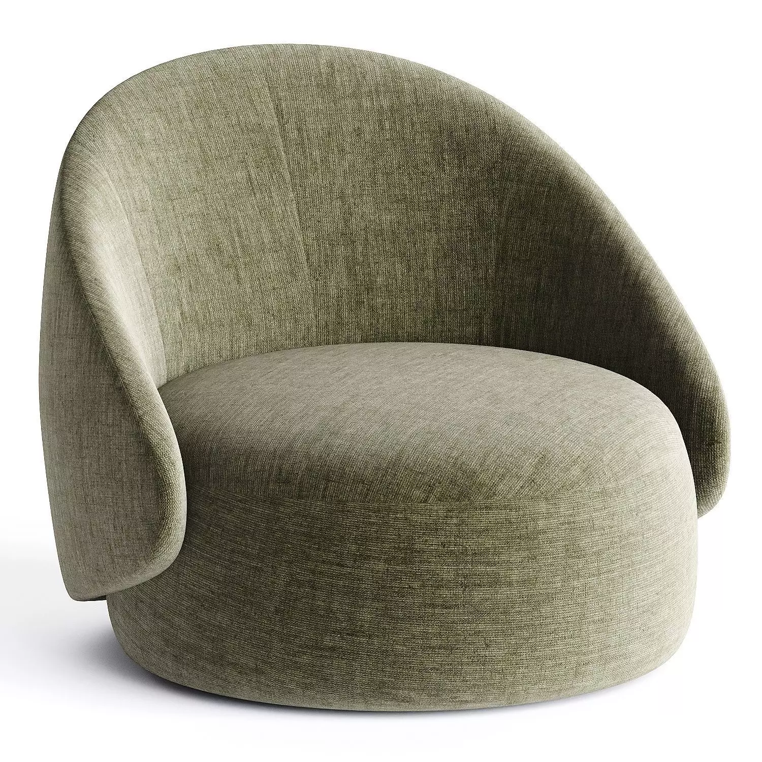 armchair kipu club 3D model_5