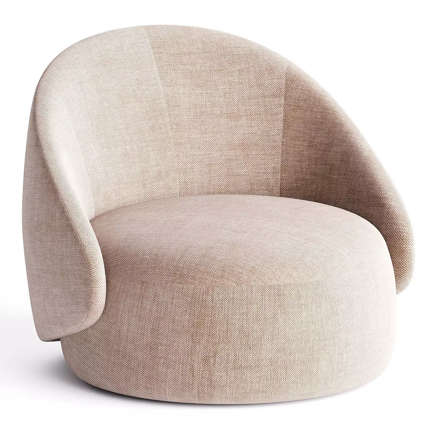 armchair kipu club 3D model_3