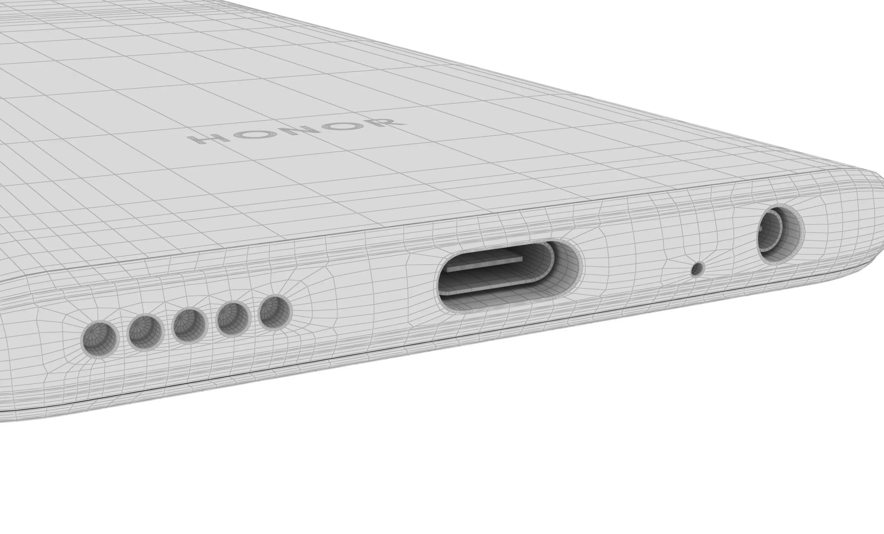 Honor 9X Charm Sea Blue High Poly High Poly 3D model_23