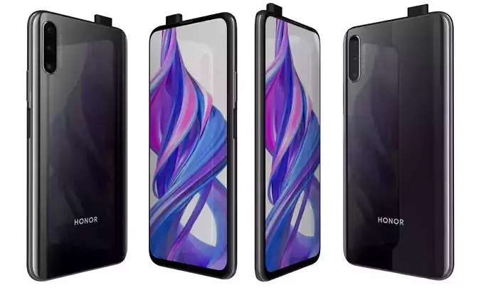 Honor 9X Magic Night Black High Poly 