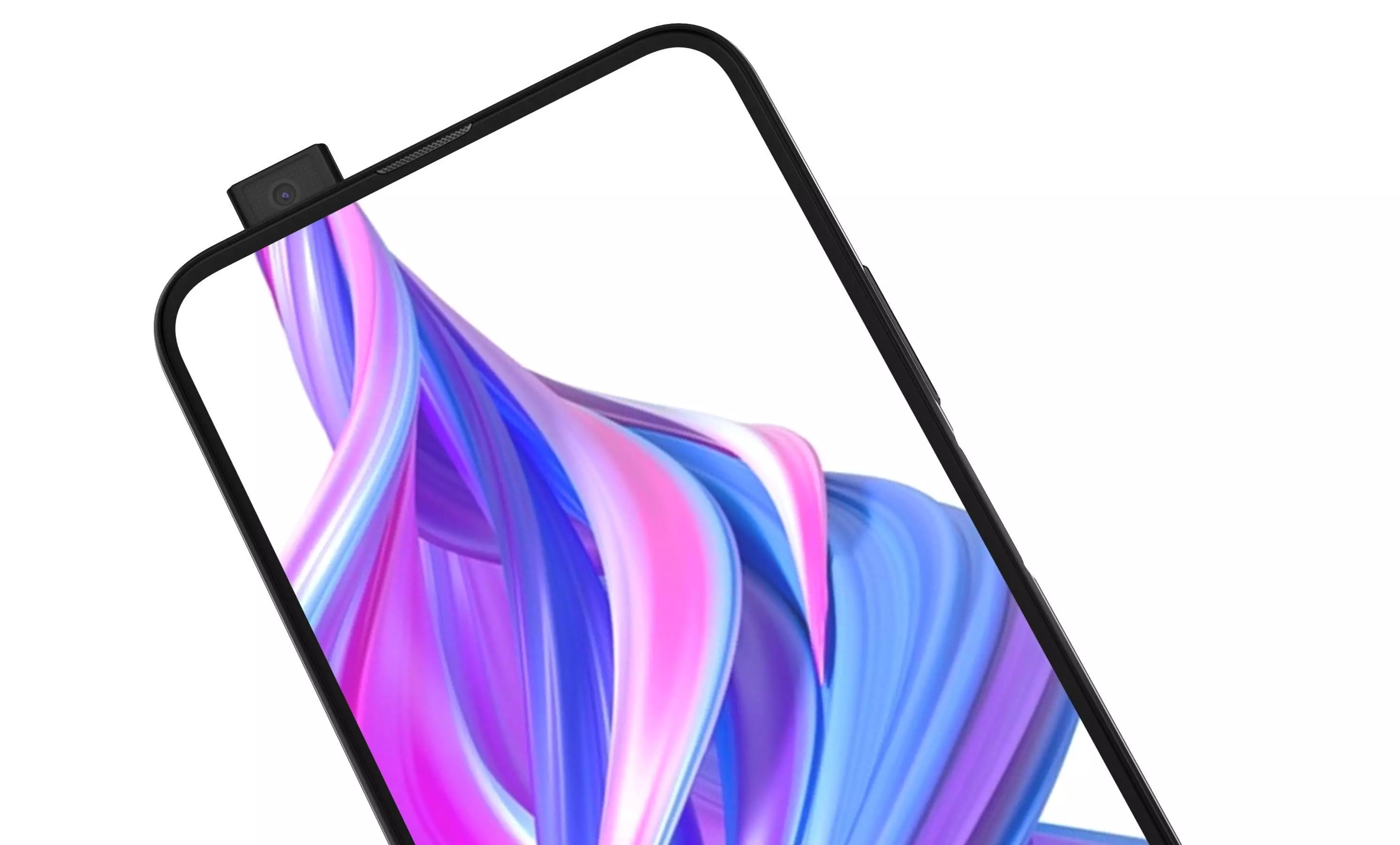 Honor 9X Magic Night Black High Poly 3D model_8