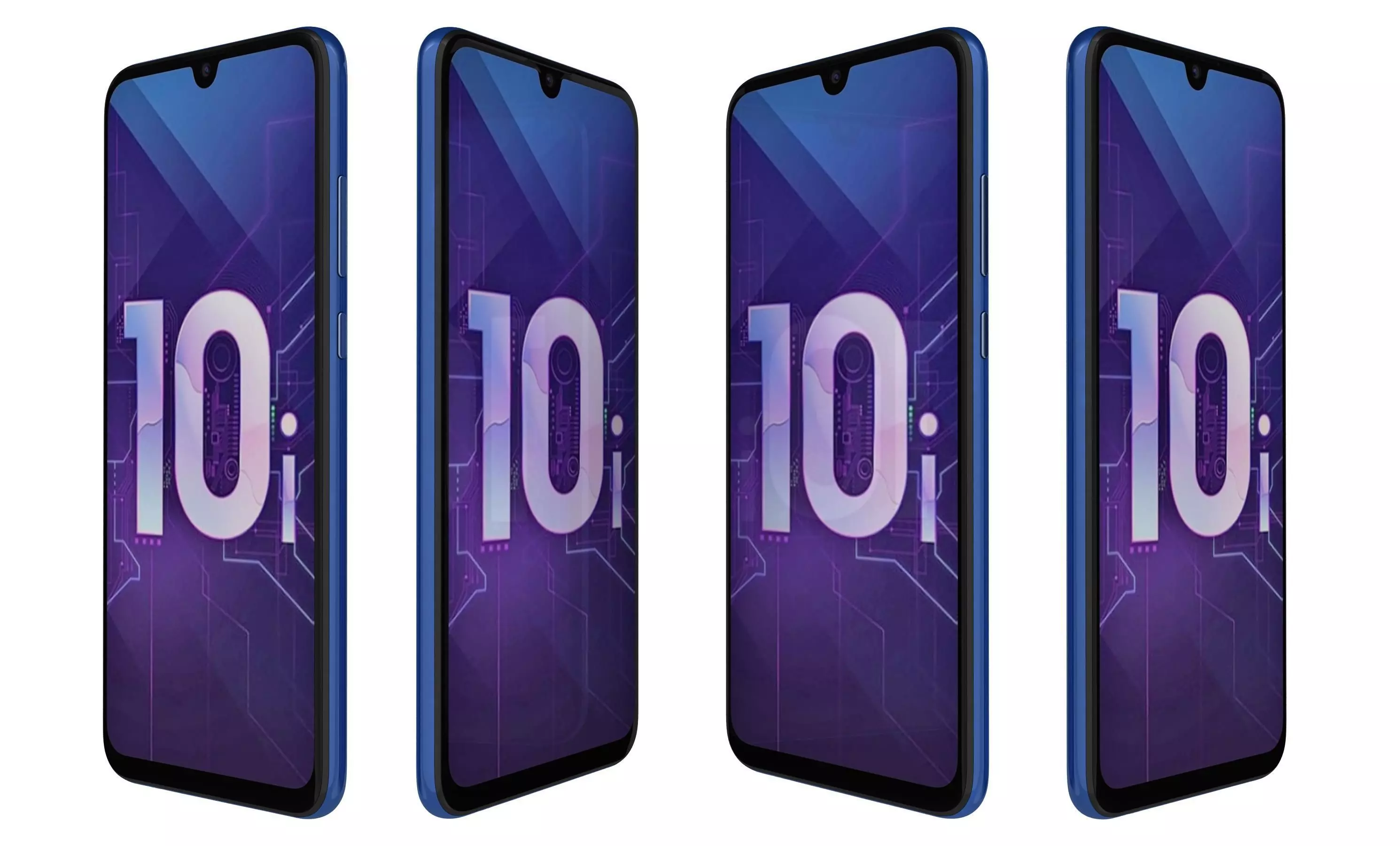 Honor 20 Lite All Colors High Poly  3D model_27