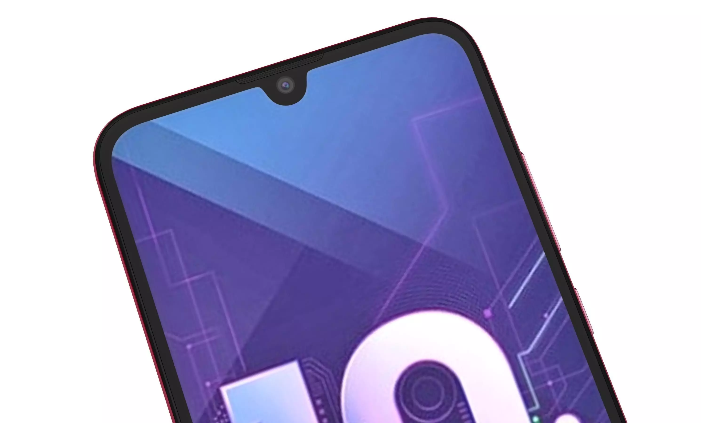 Honor 20 Lite All Colors High Poly  3D model_9