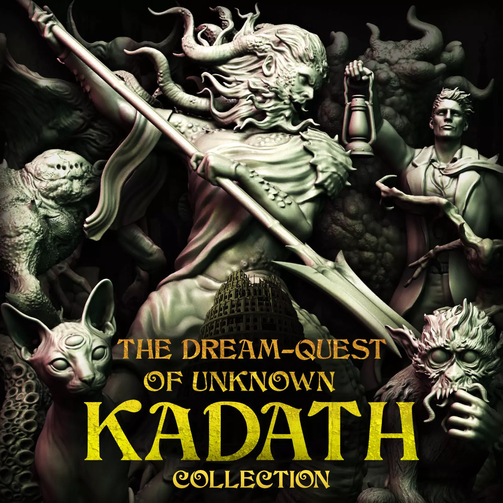 The Dream-Quest of Unknown Kadath - Miniatures Collection 3D print model_0