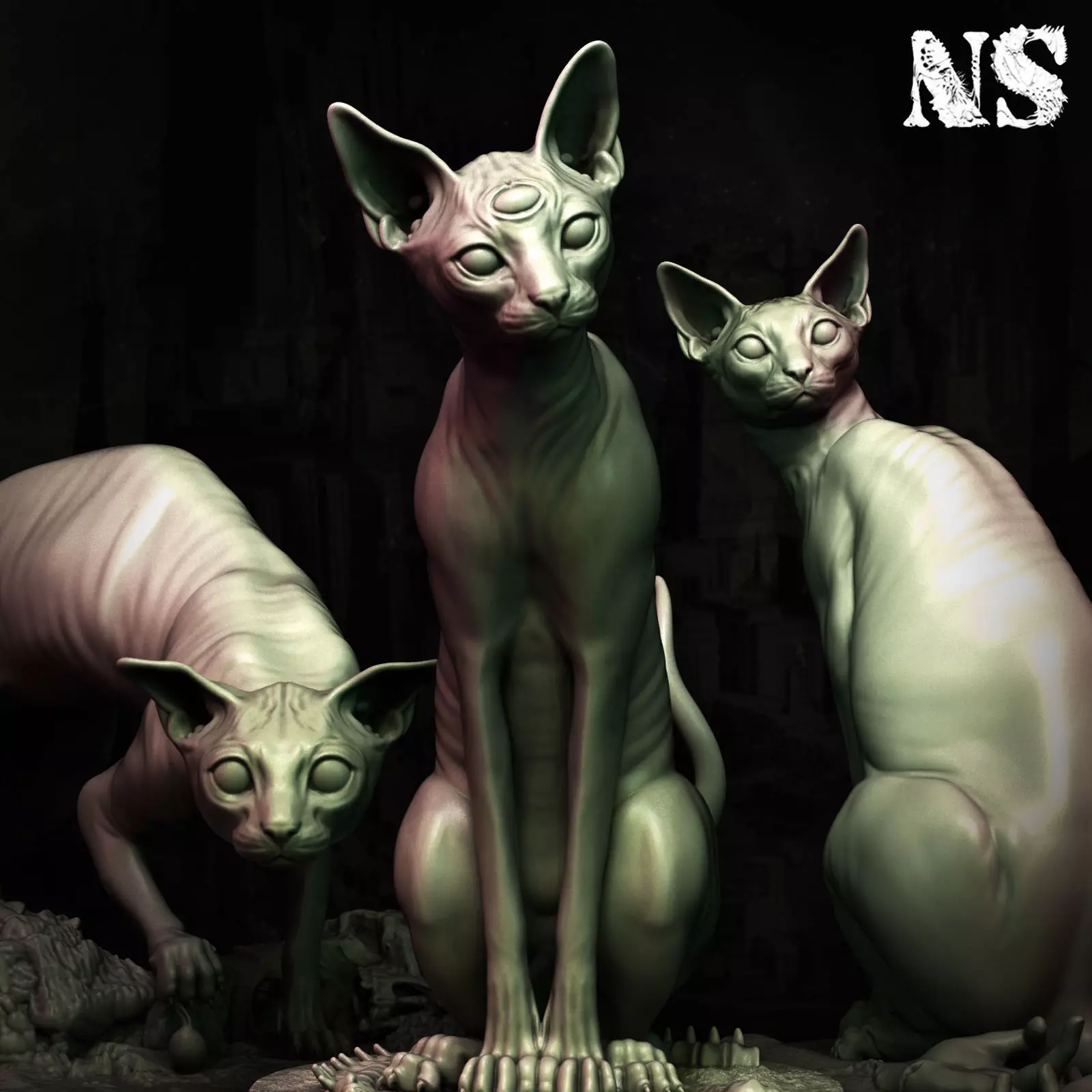 The Dream-Quest of Unknown Kadath - Miniatures Collection 3D print model_39