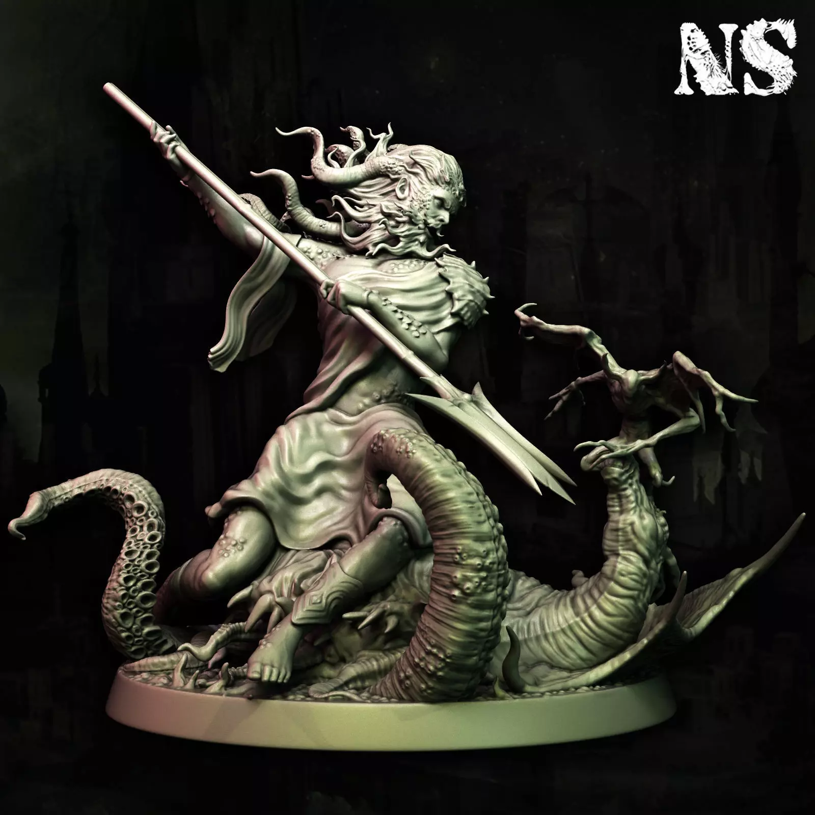 Nodens Lord of the Great Abyss 3D print model_0