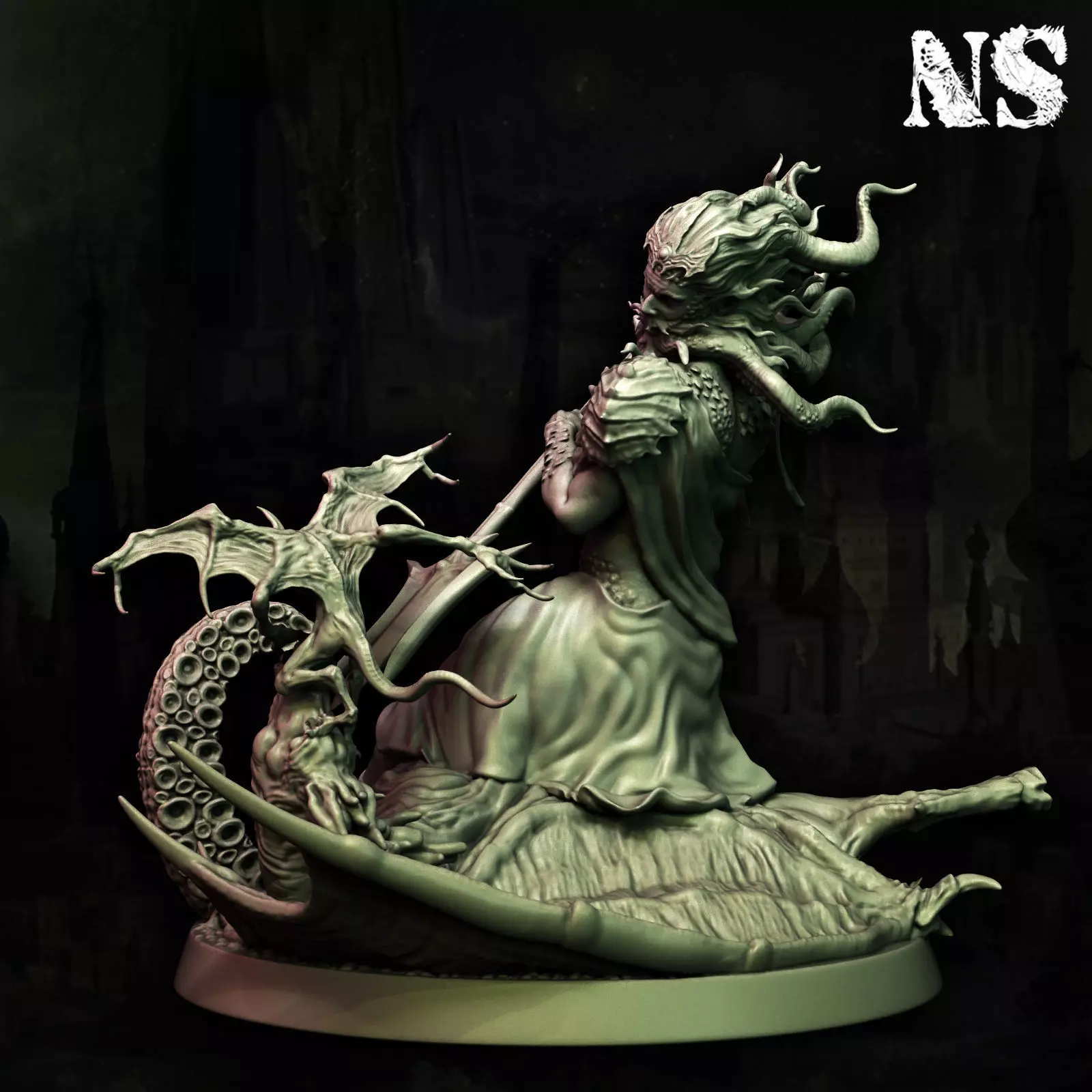 Nodens Lord of the Great Abyss 3D print model_3