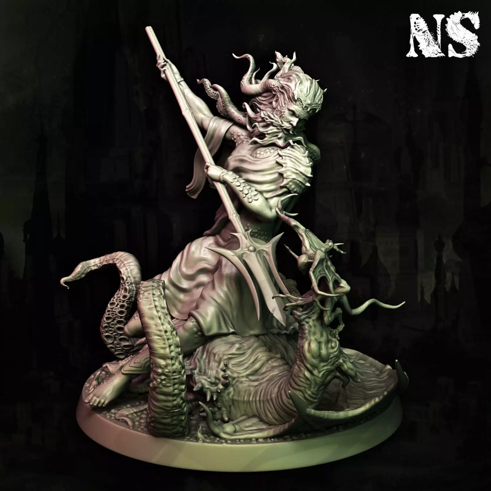 Nodens Lord of the Great Abyss 3D print model_4