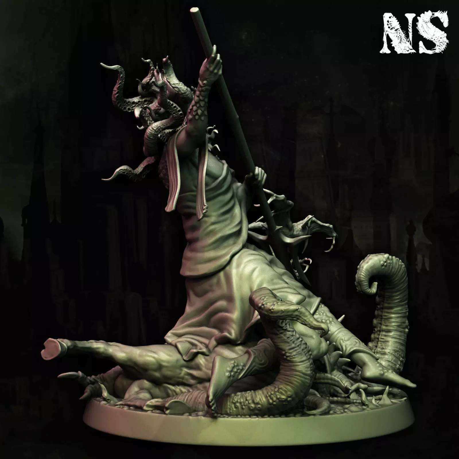 Nodens Lord of the Great Abyss 3D print model_2