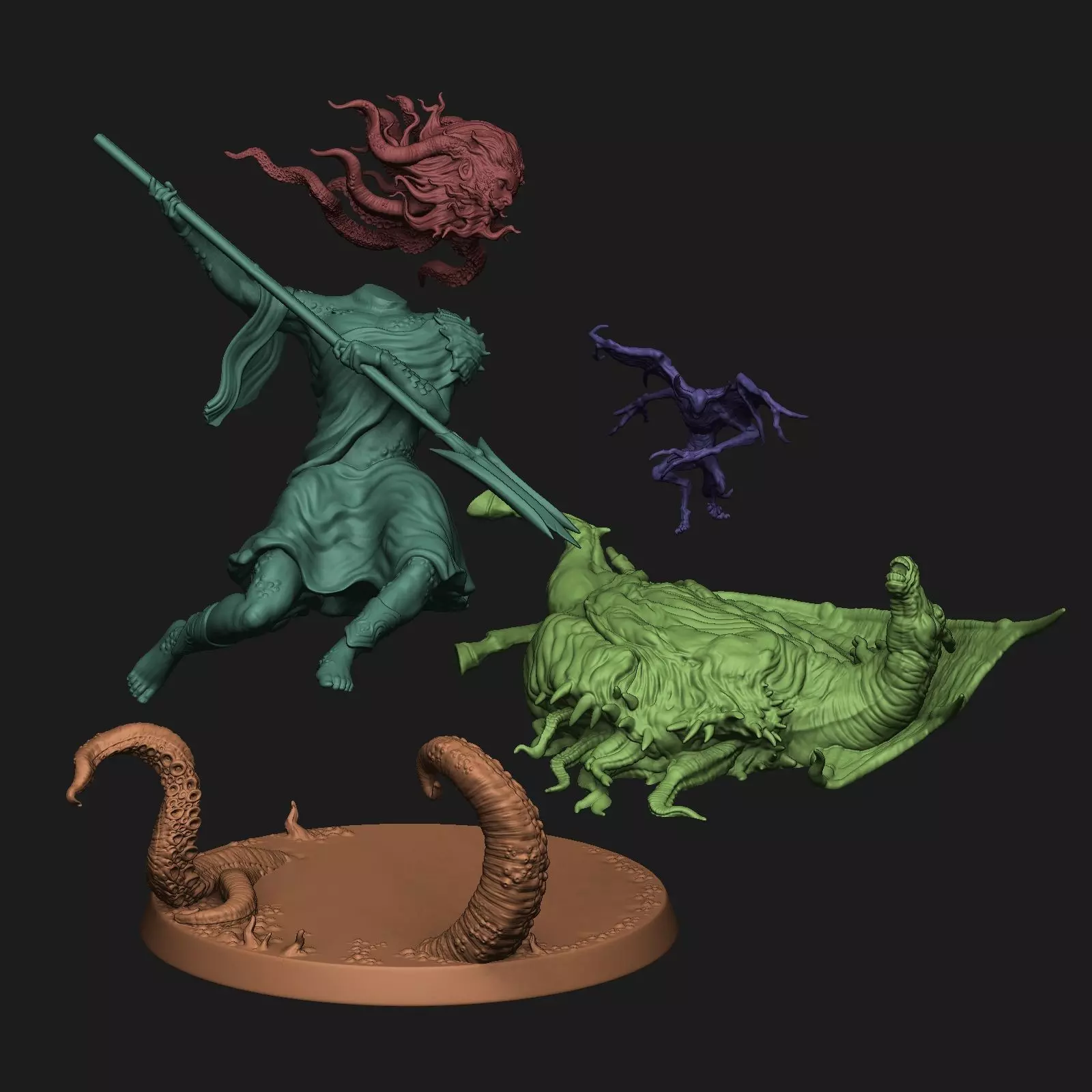 Nodens Lord of the Great Abyss 3D print model_7