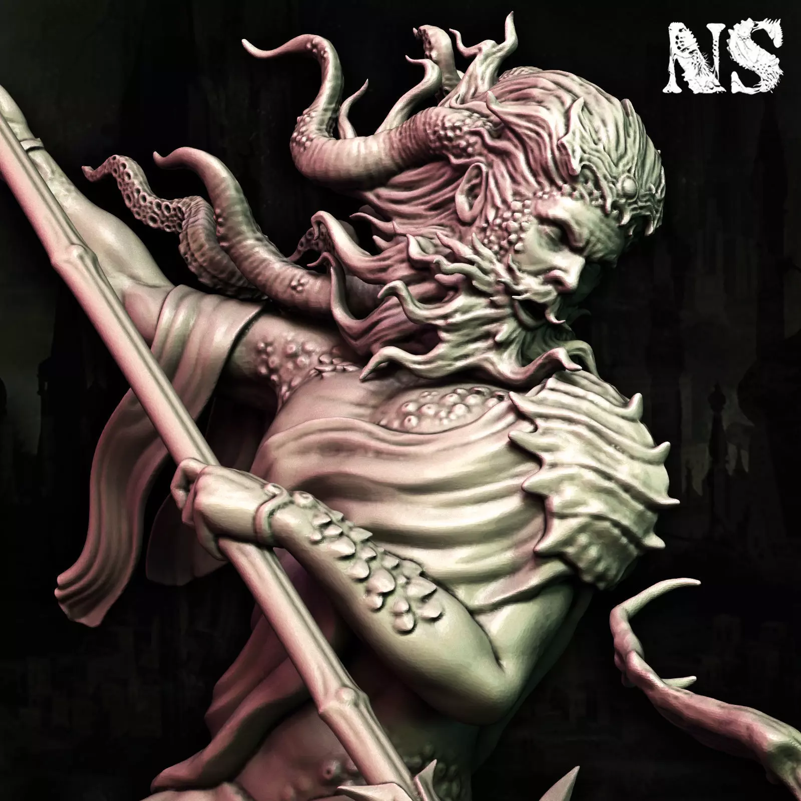 Nodens Lord of the Great Abyss 3D print model_6