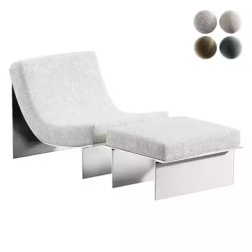 armchair kollen lounge 3D model
