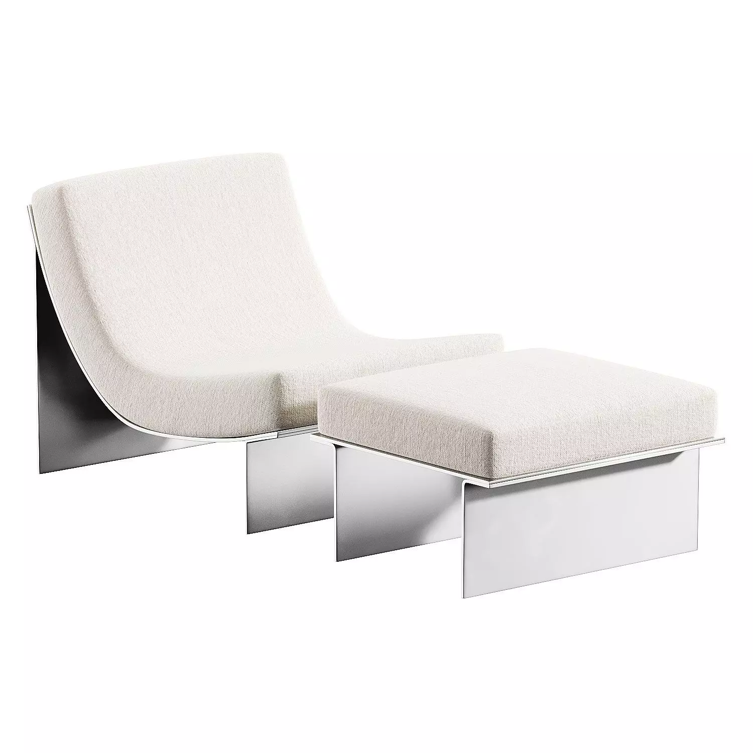 armchair kollen lounge 3D model_1