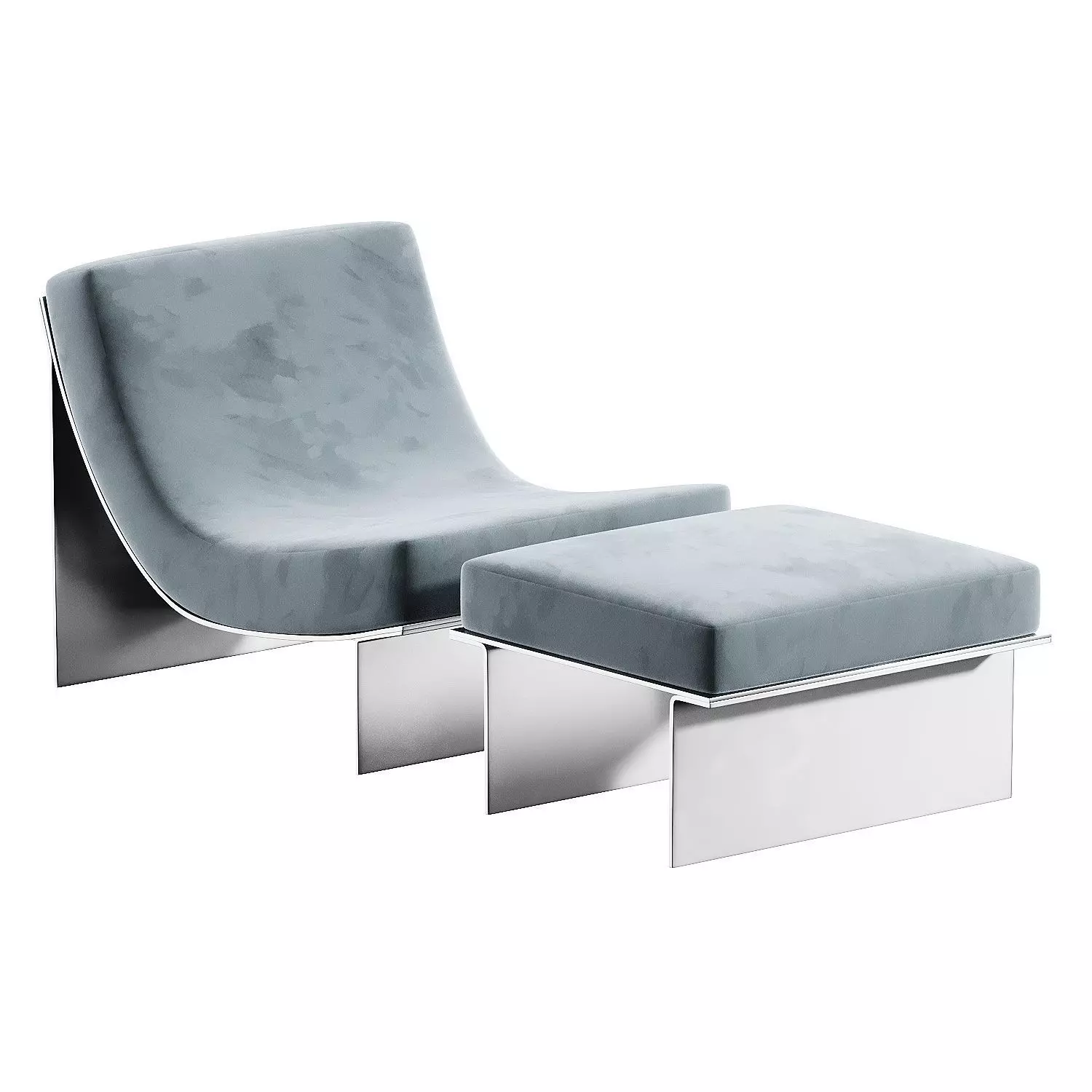 armchair kollen lounge 3D model_2