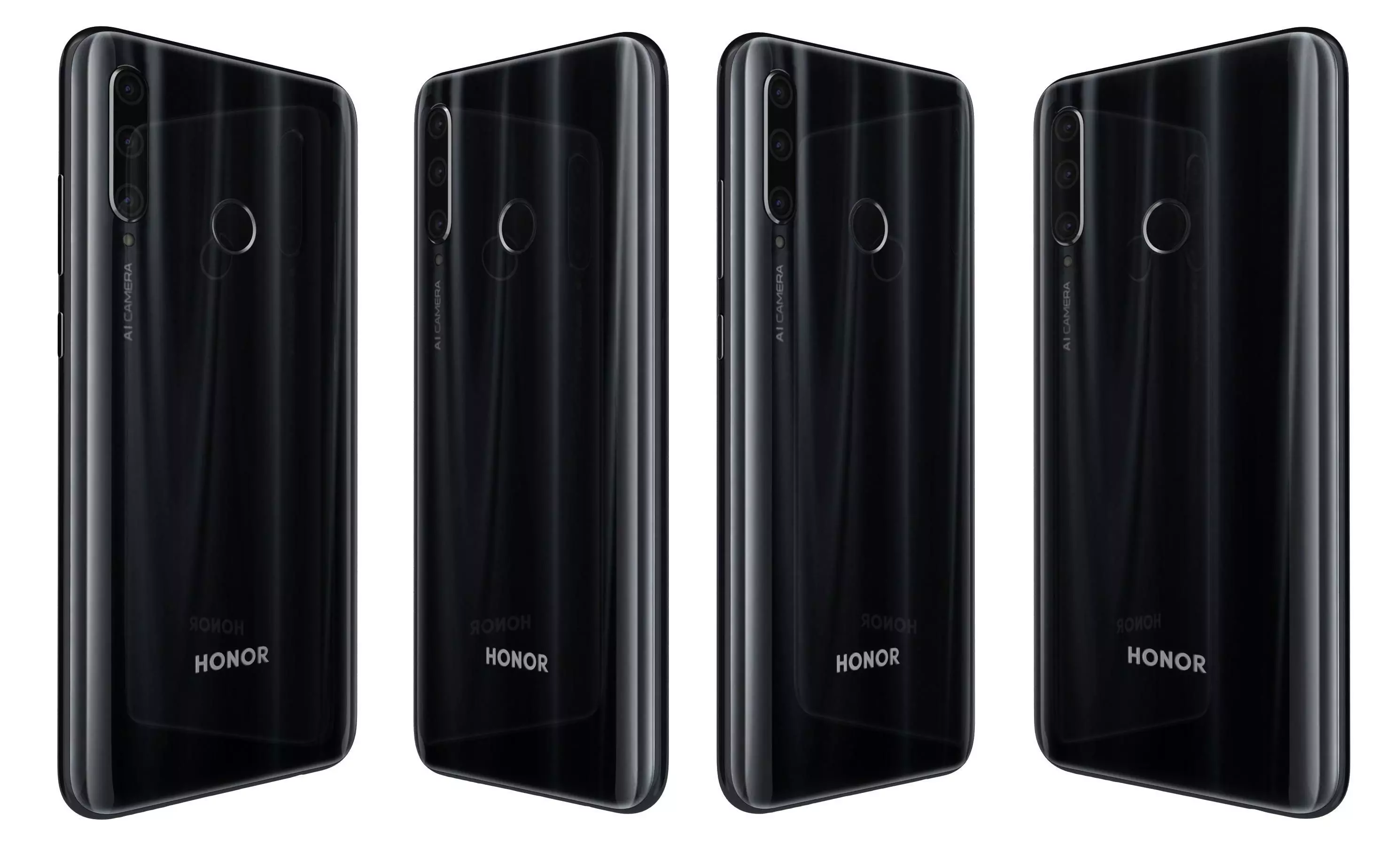 Honor 20 Lite Magic Night Black High Poly 3D model_24