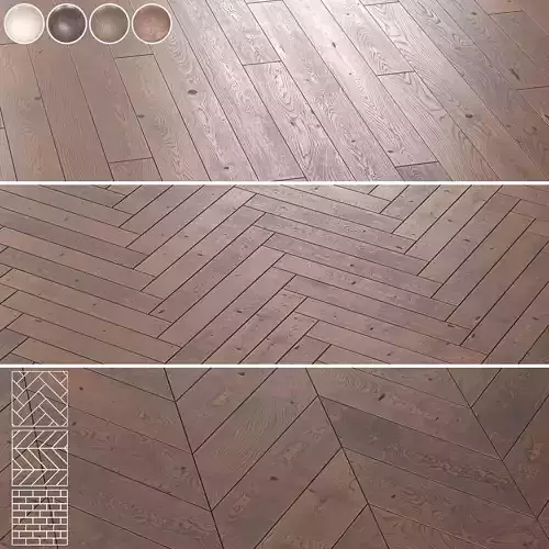 Boen Oak -Ash and Walnut Parquet - 5 Pro Layouts