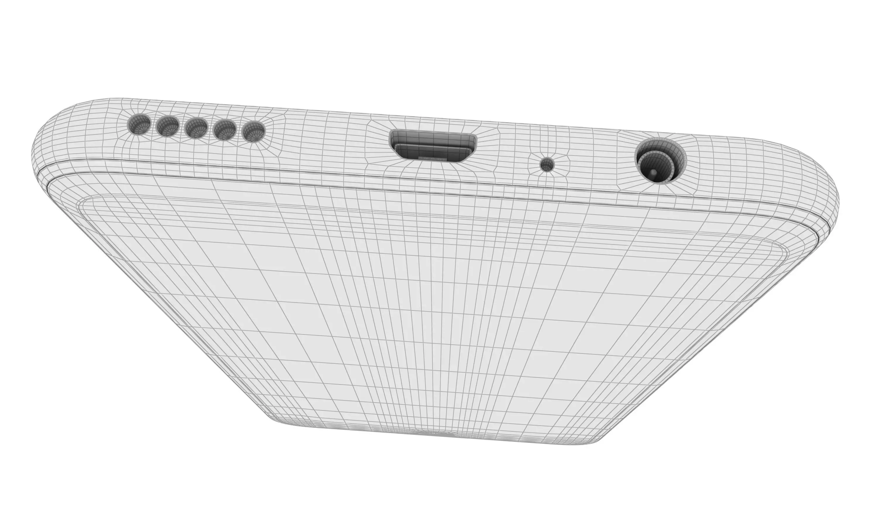 Honor 20 Lite Phantom Blue High Poly 3D model_15