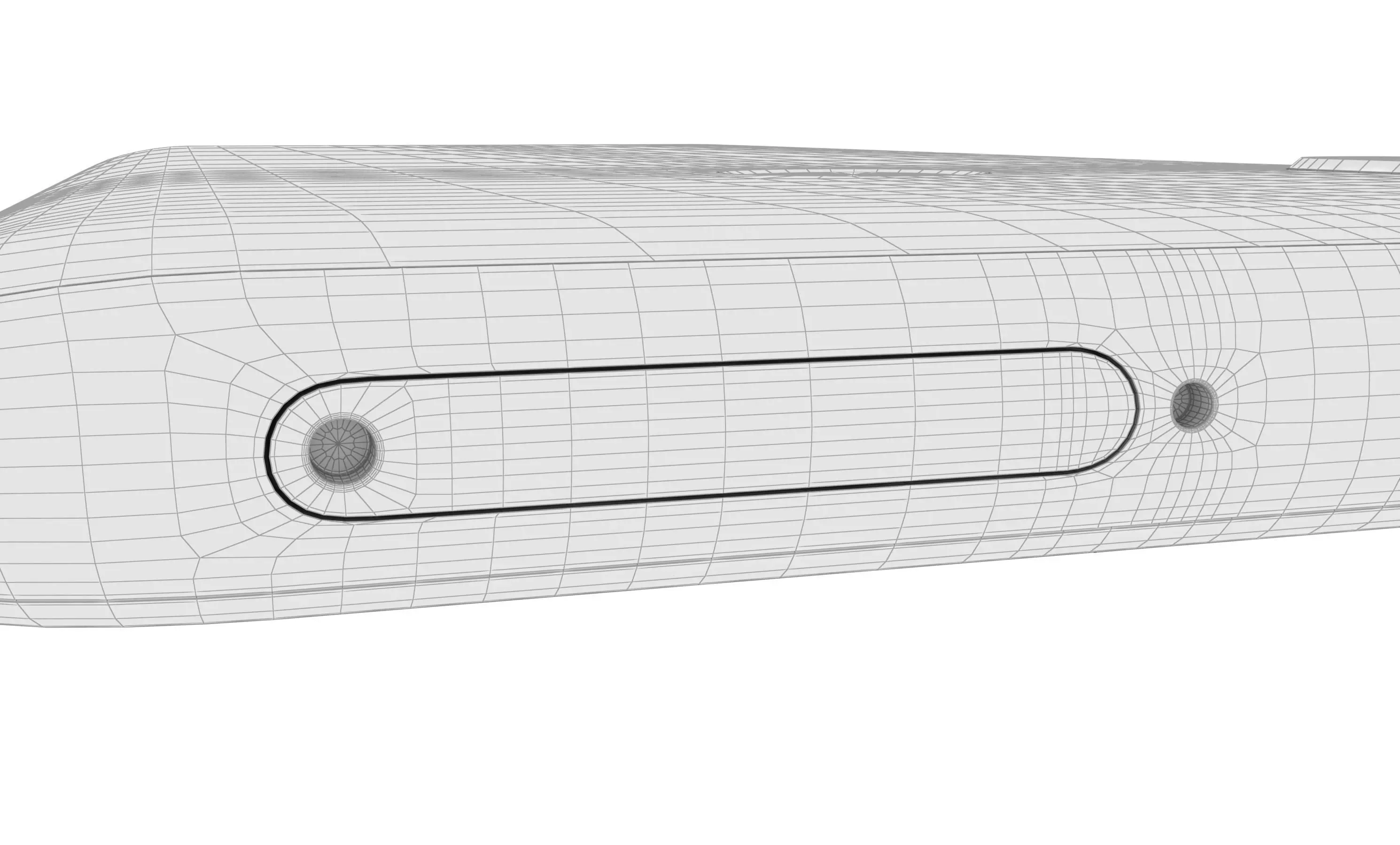 Honor 20 Lite Phantom Blue High Poly 3D model_19