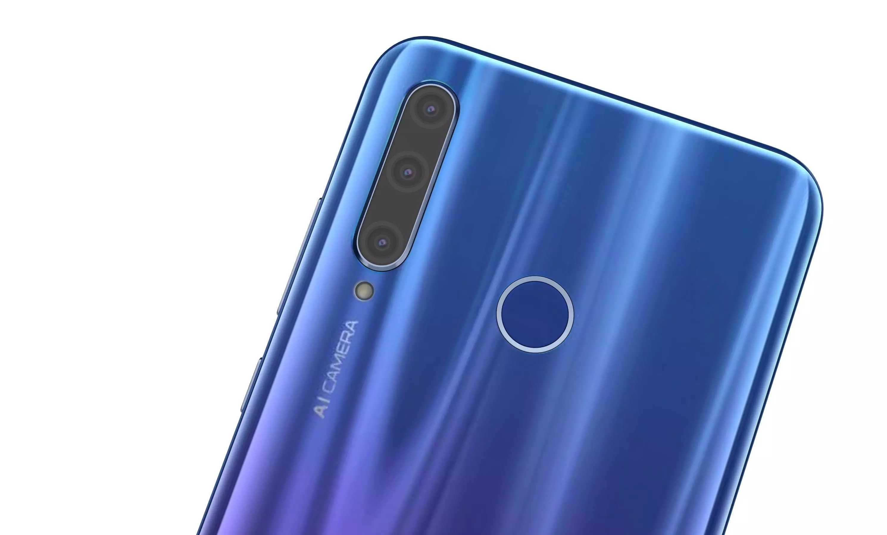 Honor 20 Lite Phantom Blue High Poly 3D model_9