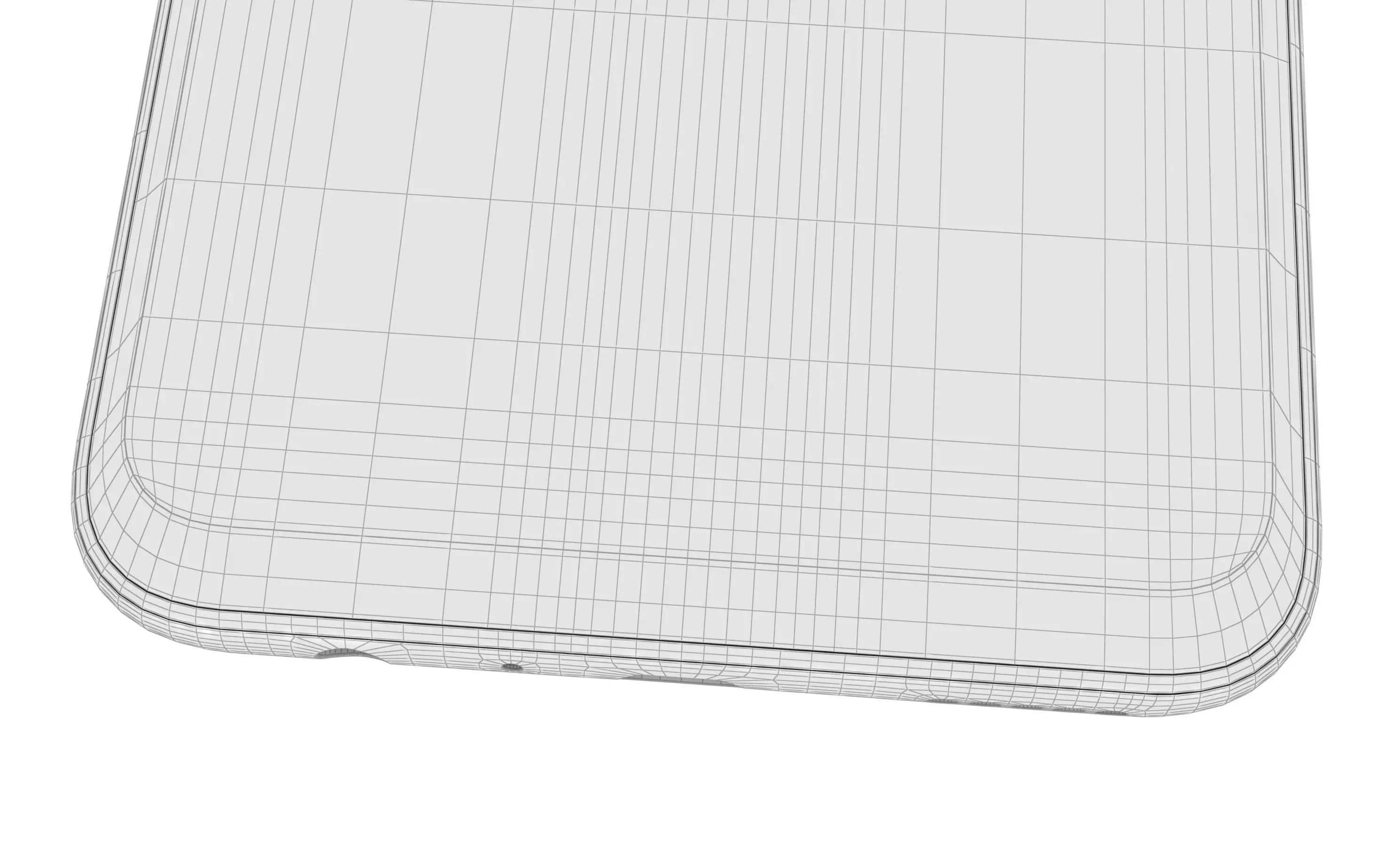 Honor 20 Lite Phantom Blue High Poly 3D model_17