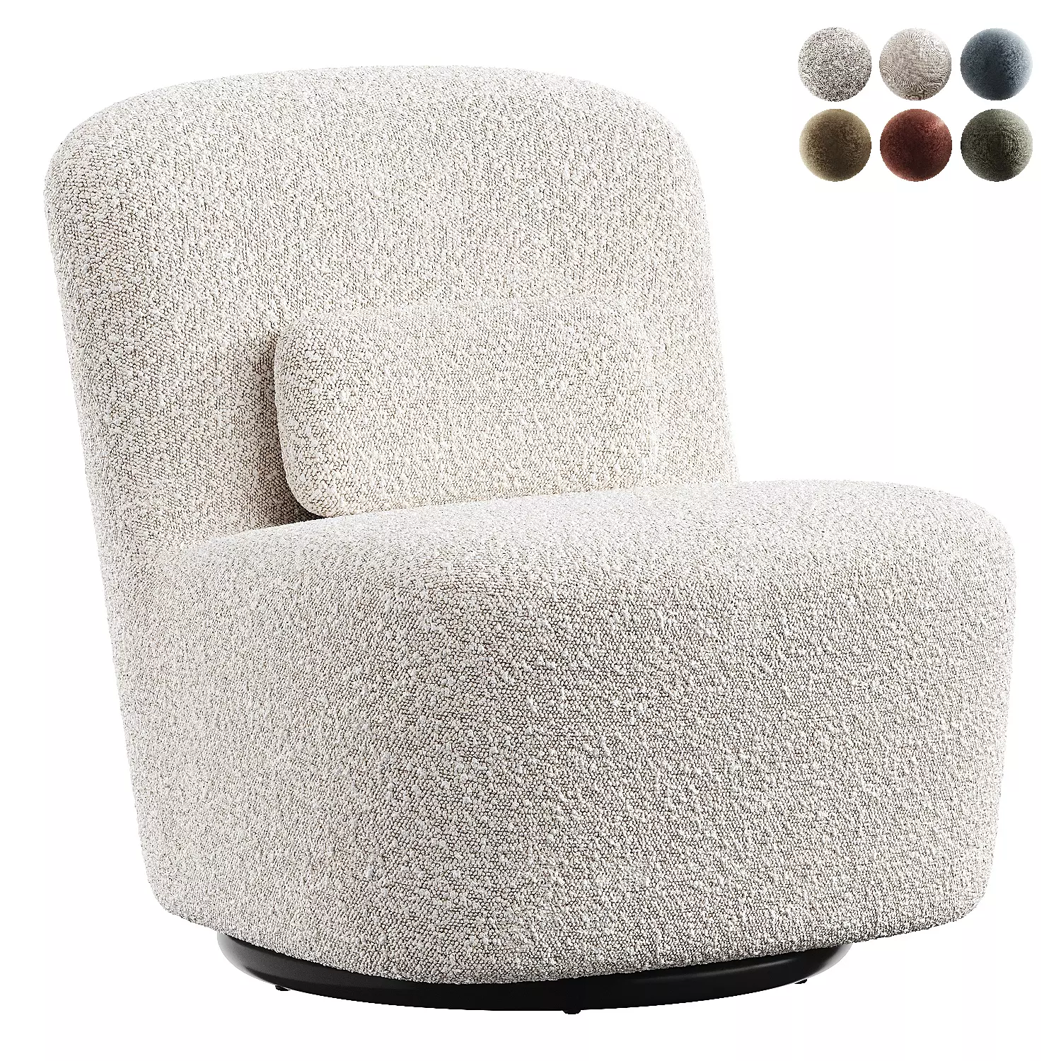 armchair alonzo 2 3D model_0