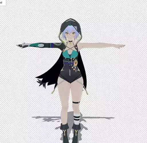 Lucia VRM PMX MMD download Ready for Vtubers and Animators