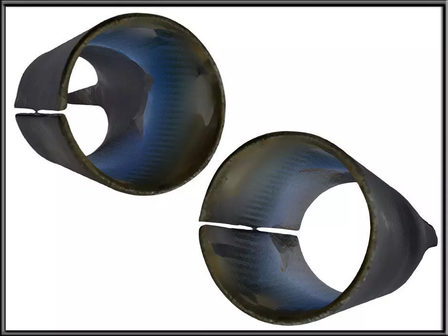 Medieval Candleholder with Nail Low-poly 3D model_1