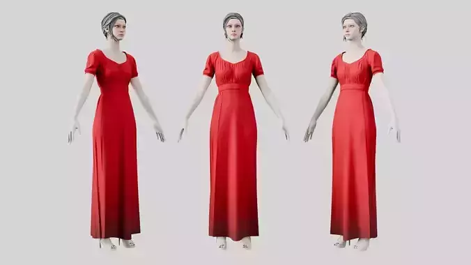 Dress 04 Alabama Crimson