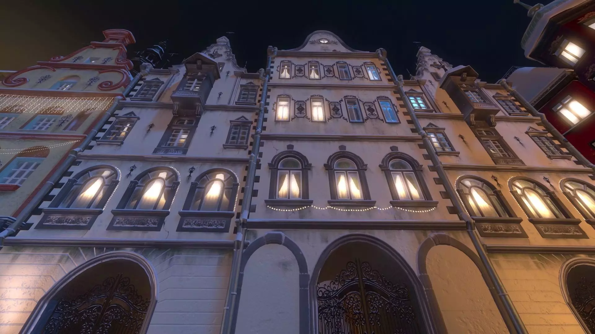 Town Square Christmas 3D model 3D model_17